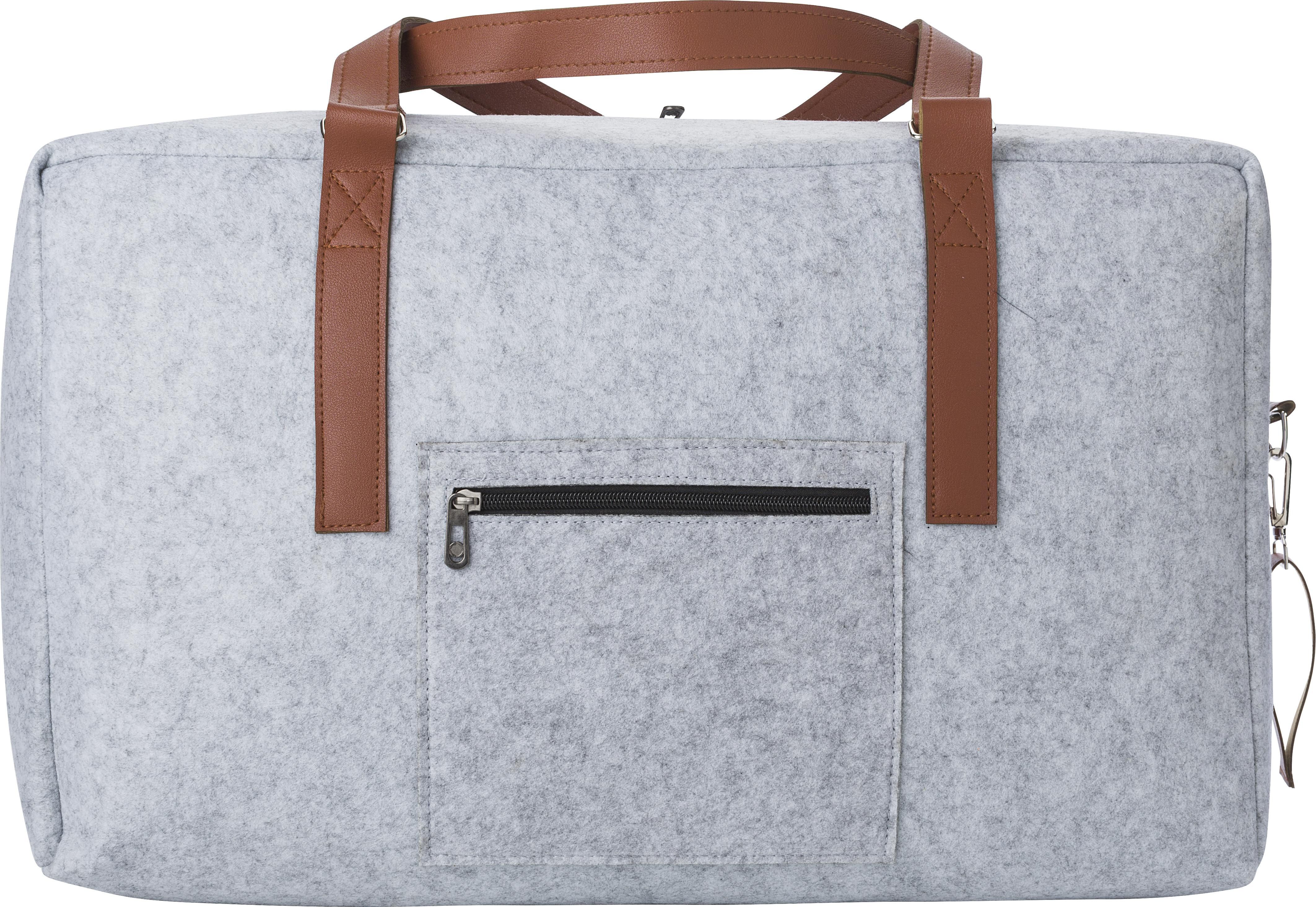 Travel bag Natalie – Felt – 28 l, light grey