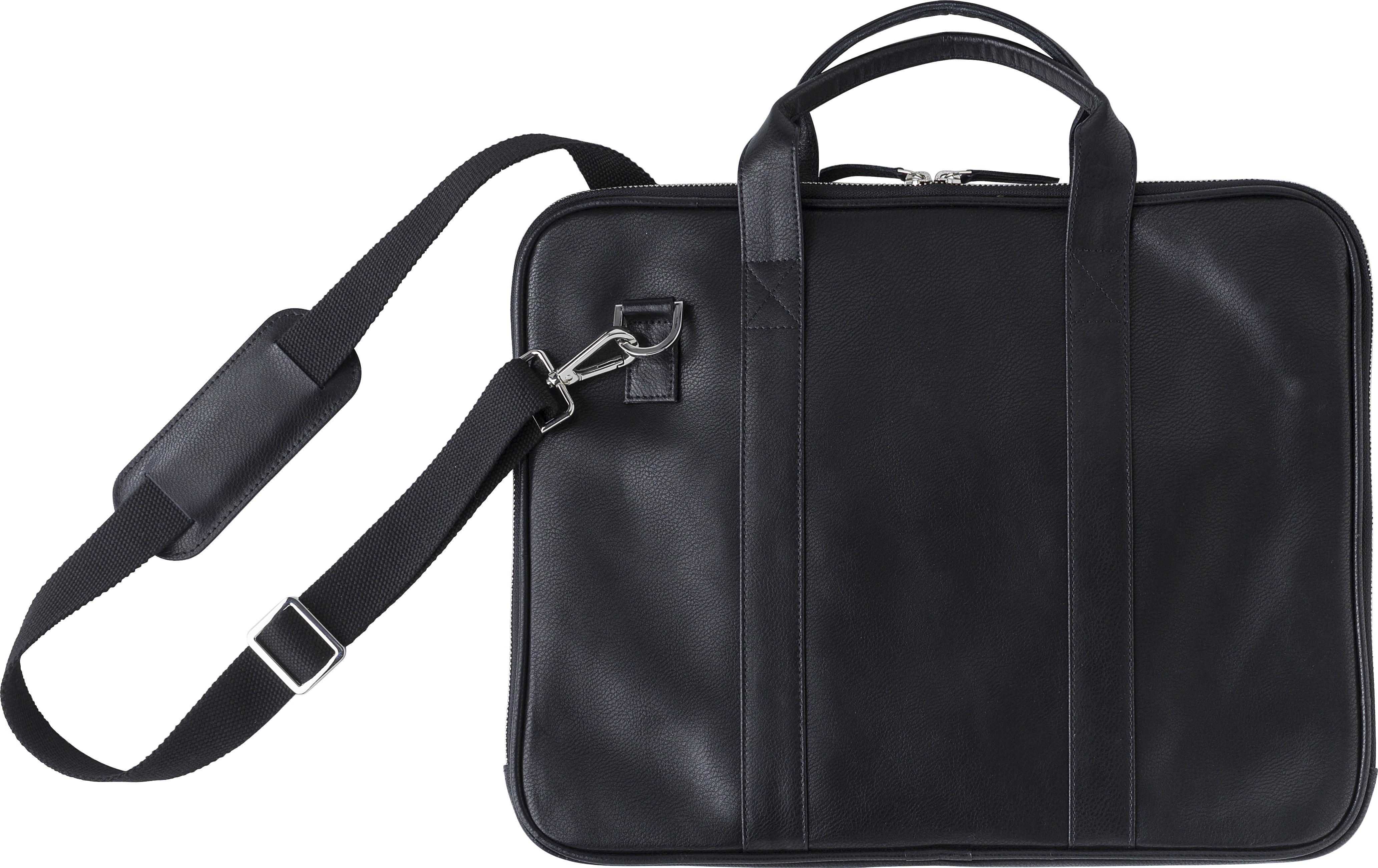 Laptoptasche Michael – Echtes Leder, schwarz