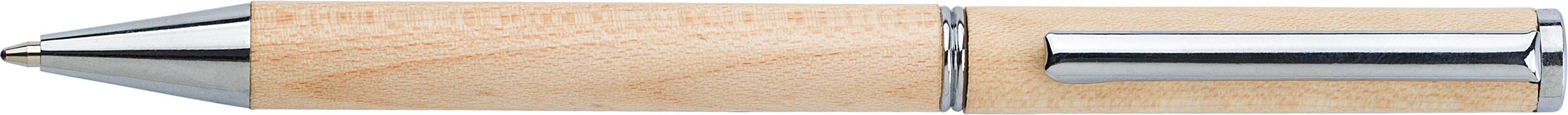 Ballpen Lucienne – Maple wood – Twist, brown