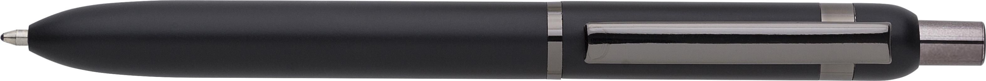 Kugelschreiber Alistair – Aluminium, schwarz