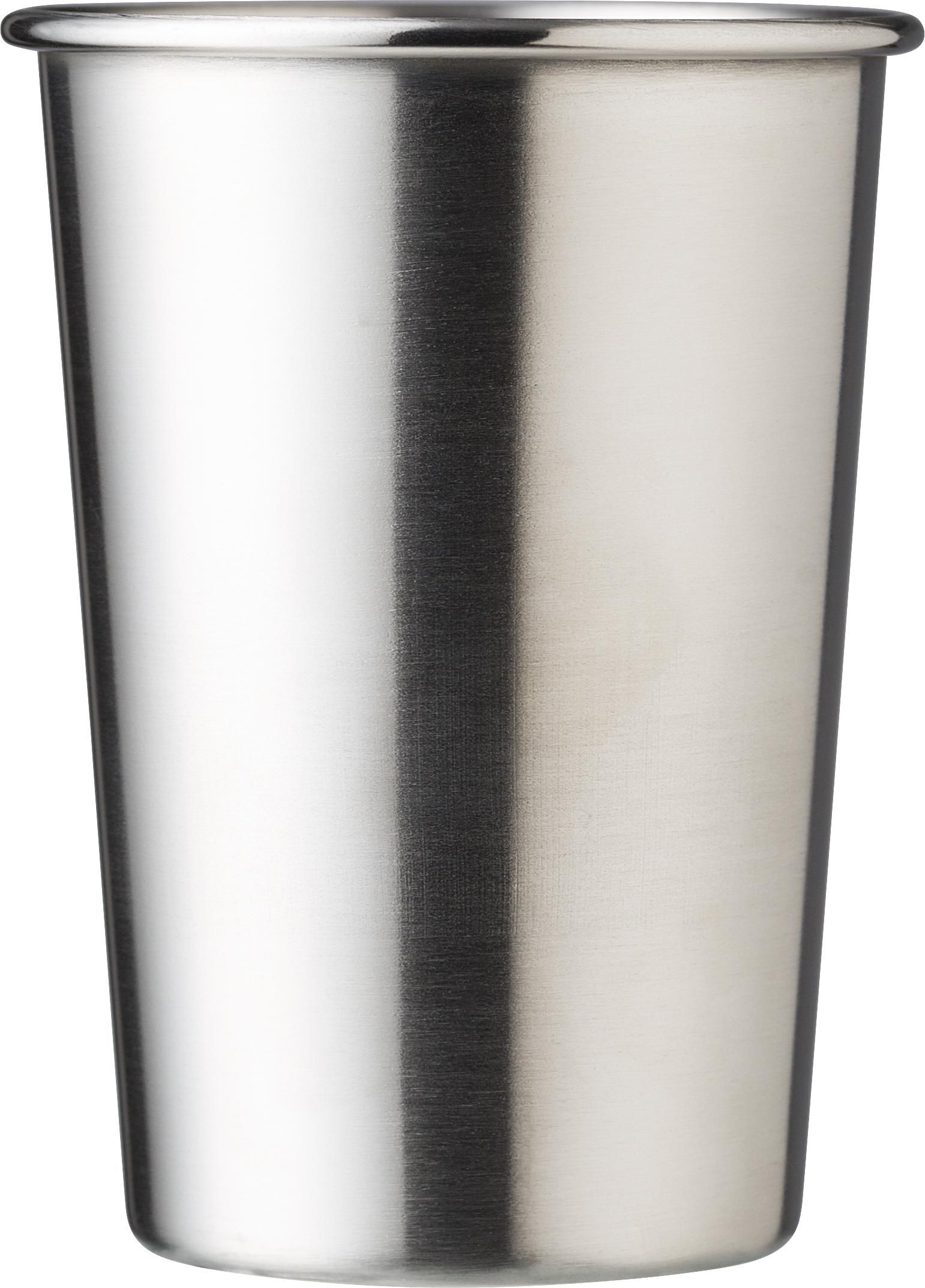 Trinkbecher Reid – Edelstahl – 350 ml, silber