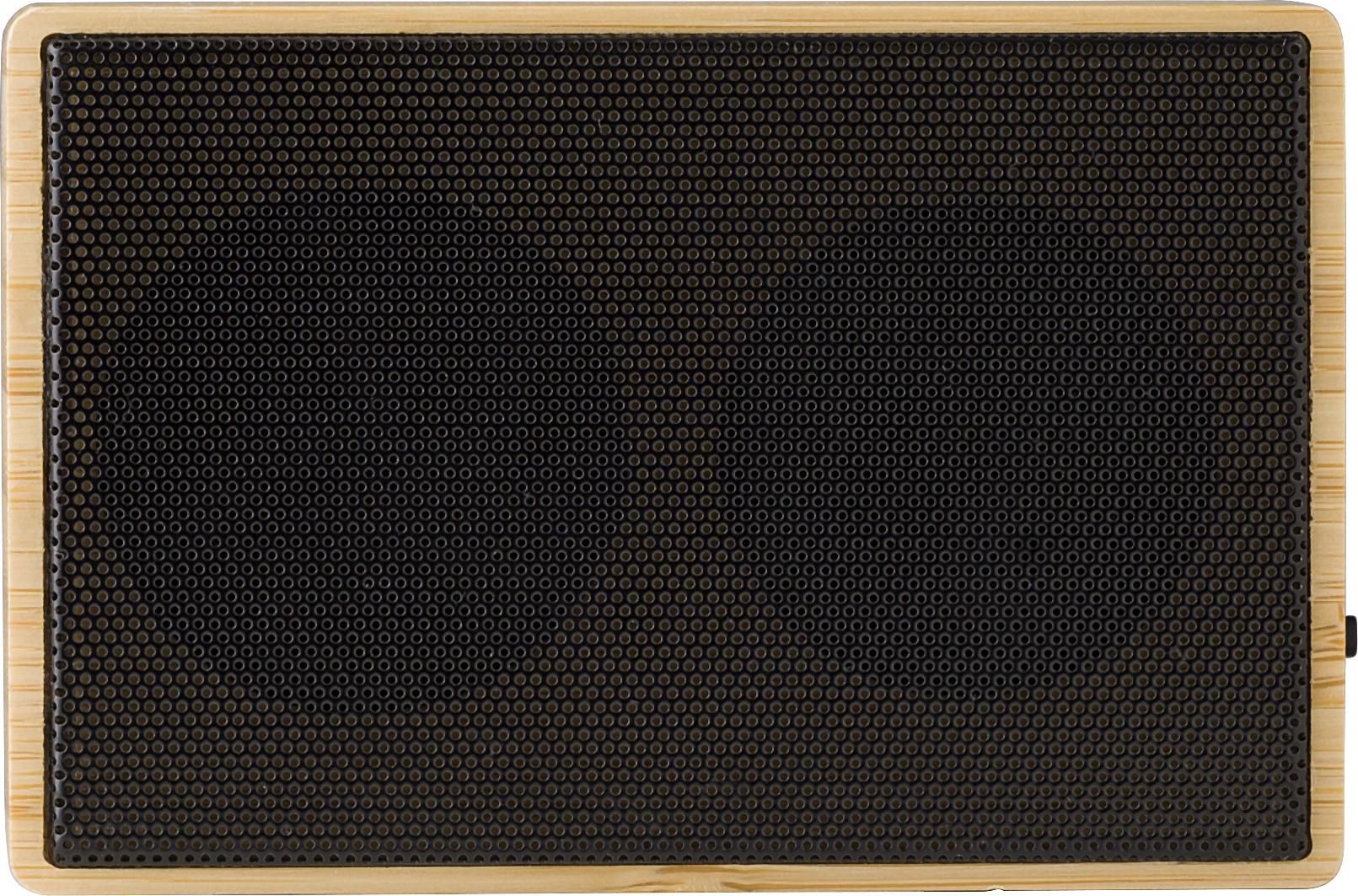 Wireless speaker Fox – Bamboo – Solar, brown