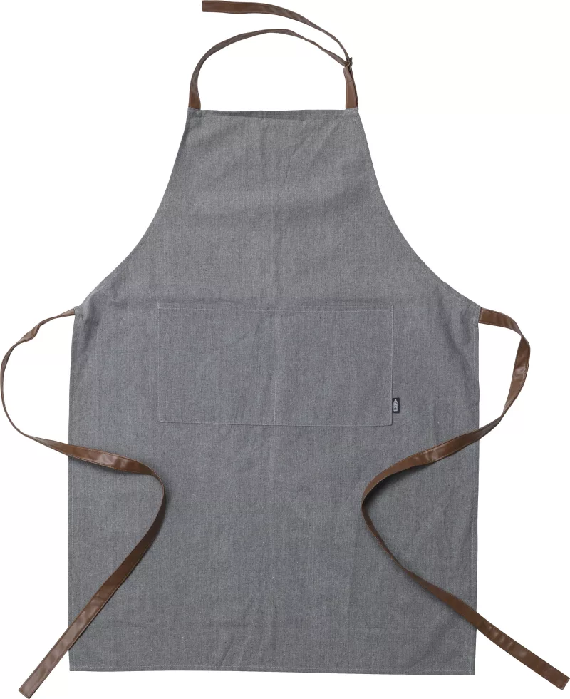 Apron Baylor – Cotton – Adjustable straps, grey