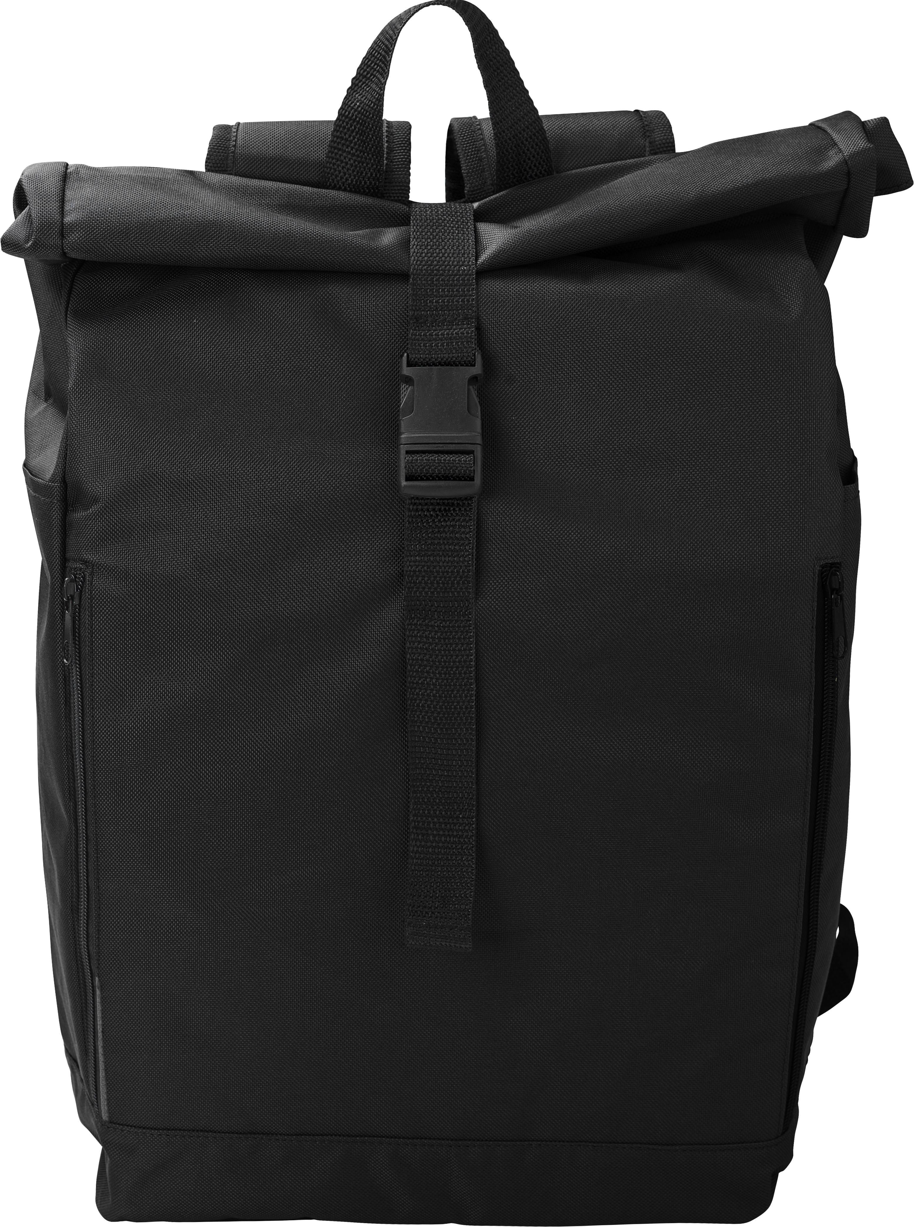 Rolltop backpack Evie – 600D, black