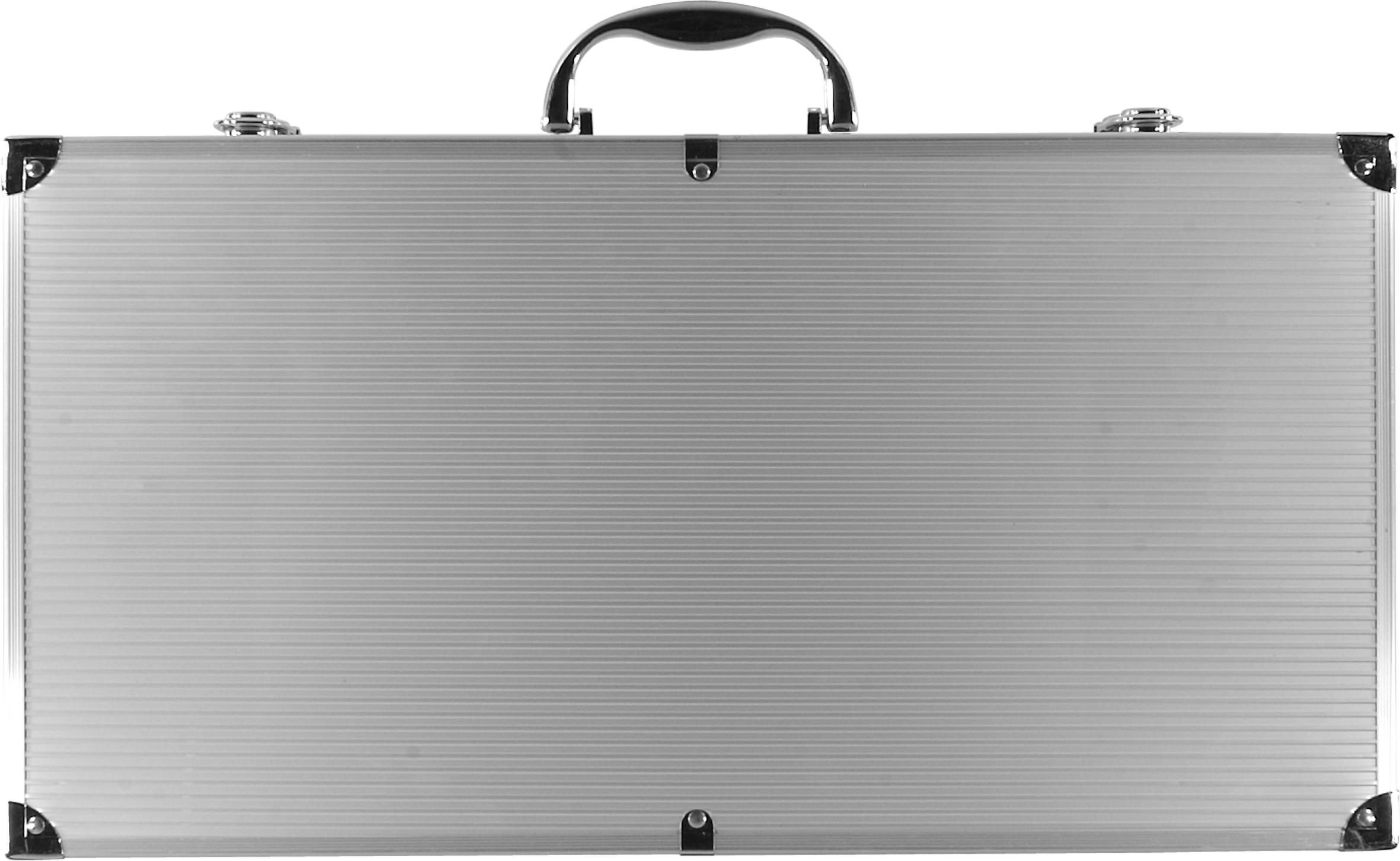 Grillset Dawn – Edelstahl – Koffer, silber