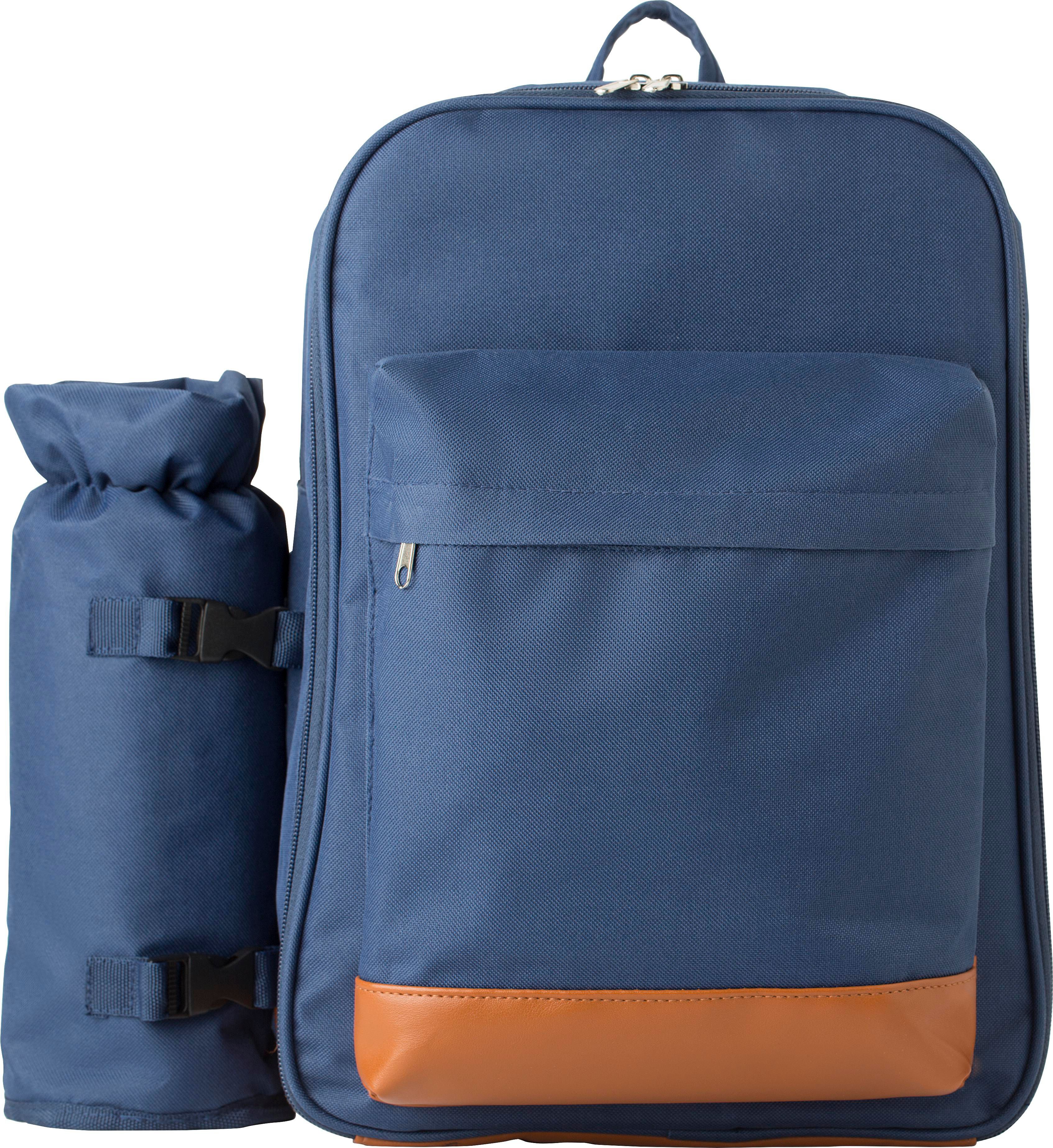 Picknickrucksack Allison – Polyester – 4 Personen, blau