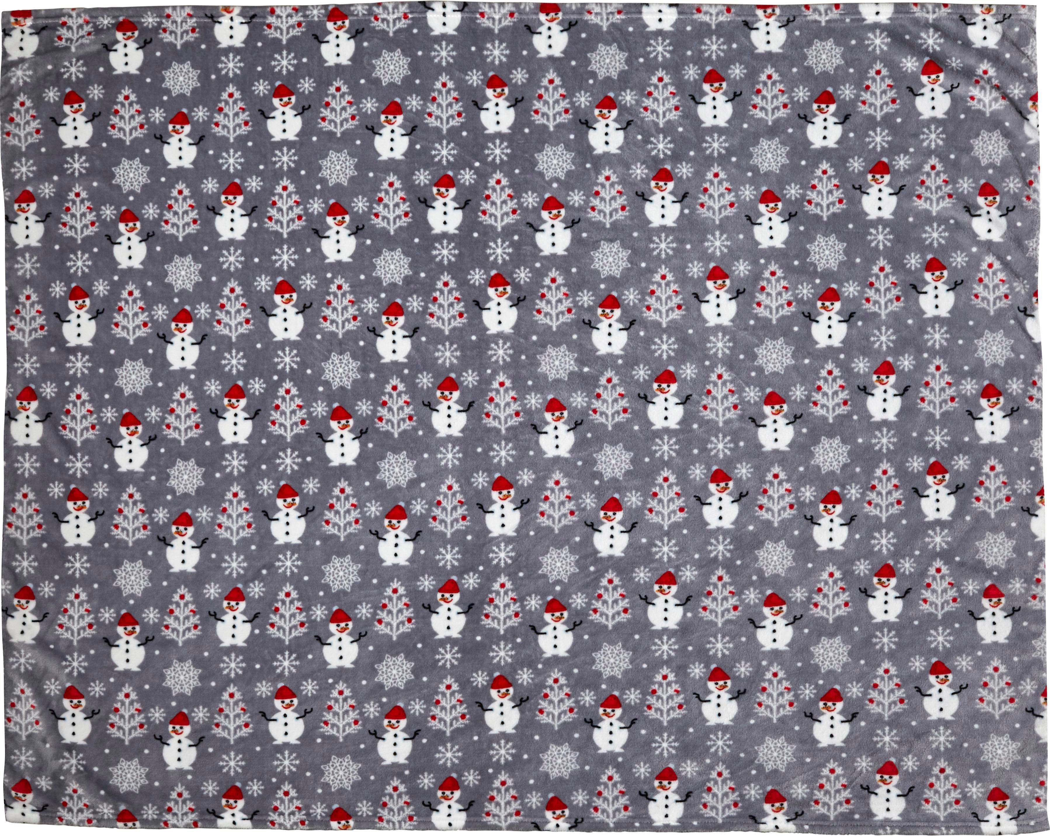 Blanket Michelle – Fleece, grey