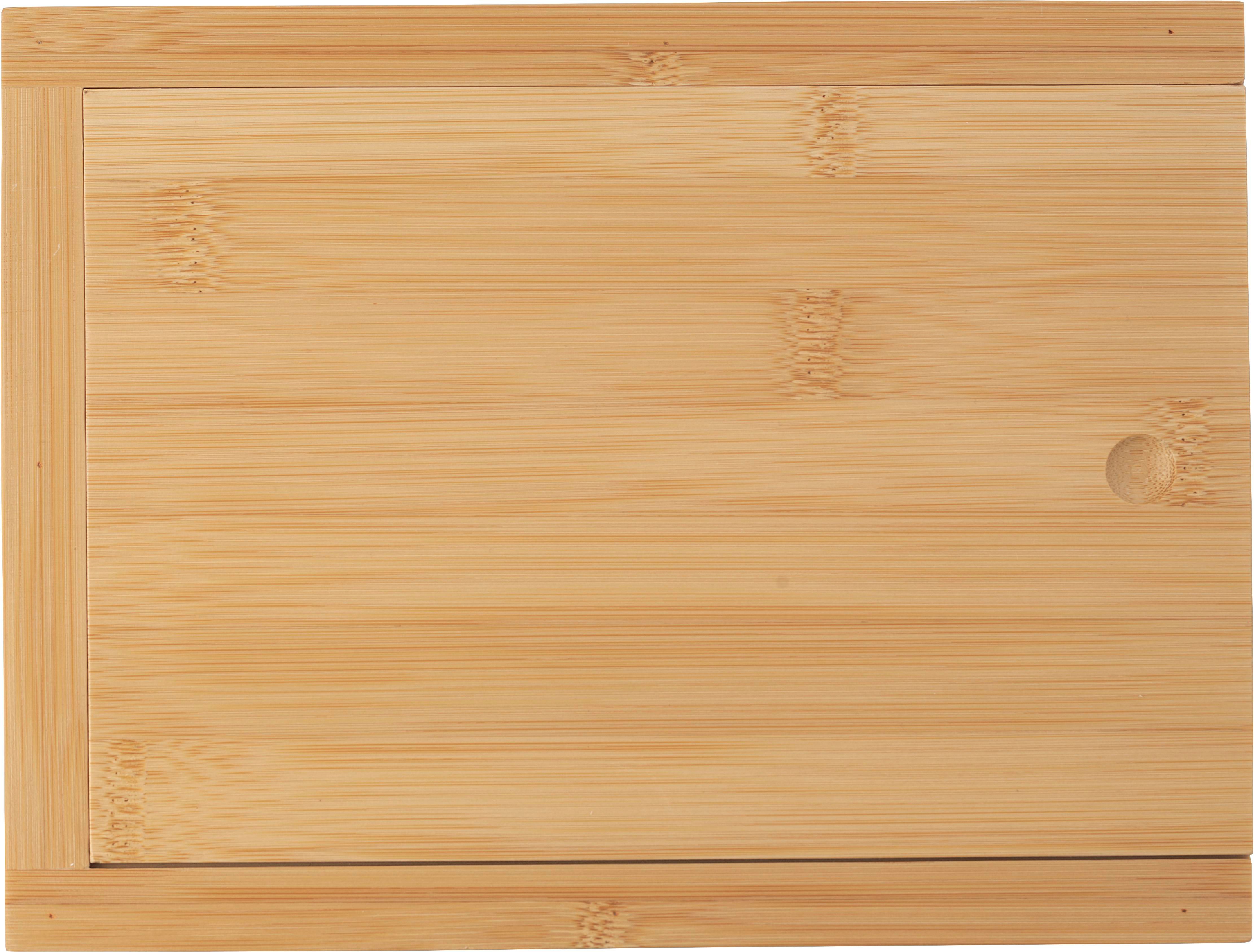 Set vin et fromage Patrick – Bambou – 4 pièces, brun