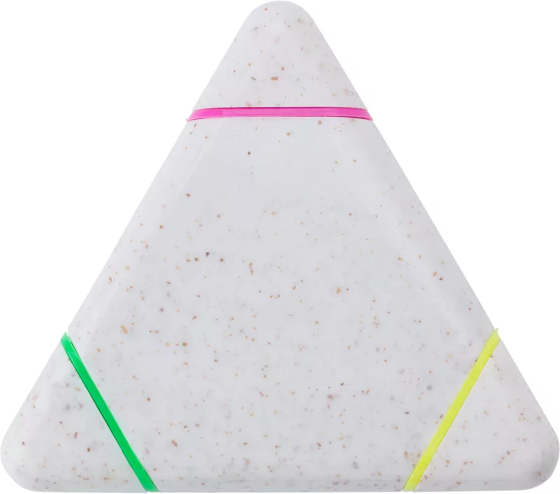 Surligneur Carrie – Paille de blé et plastique, custom/multicolor