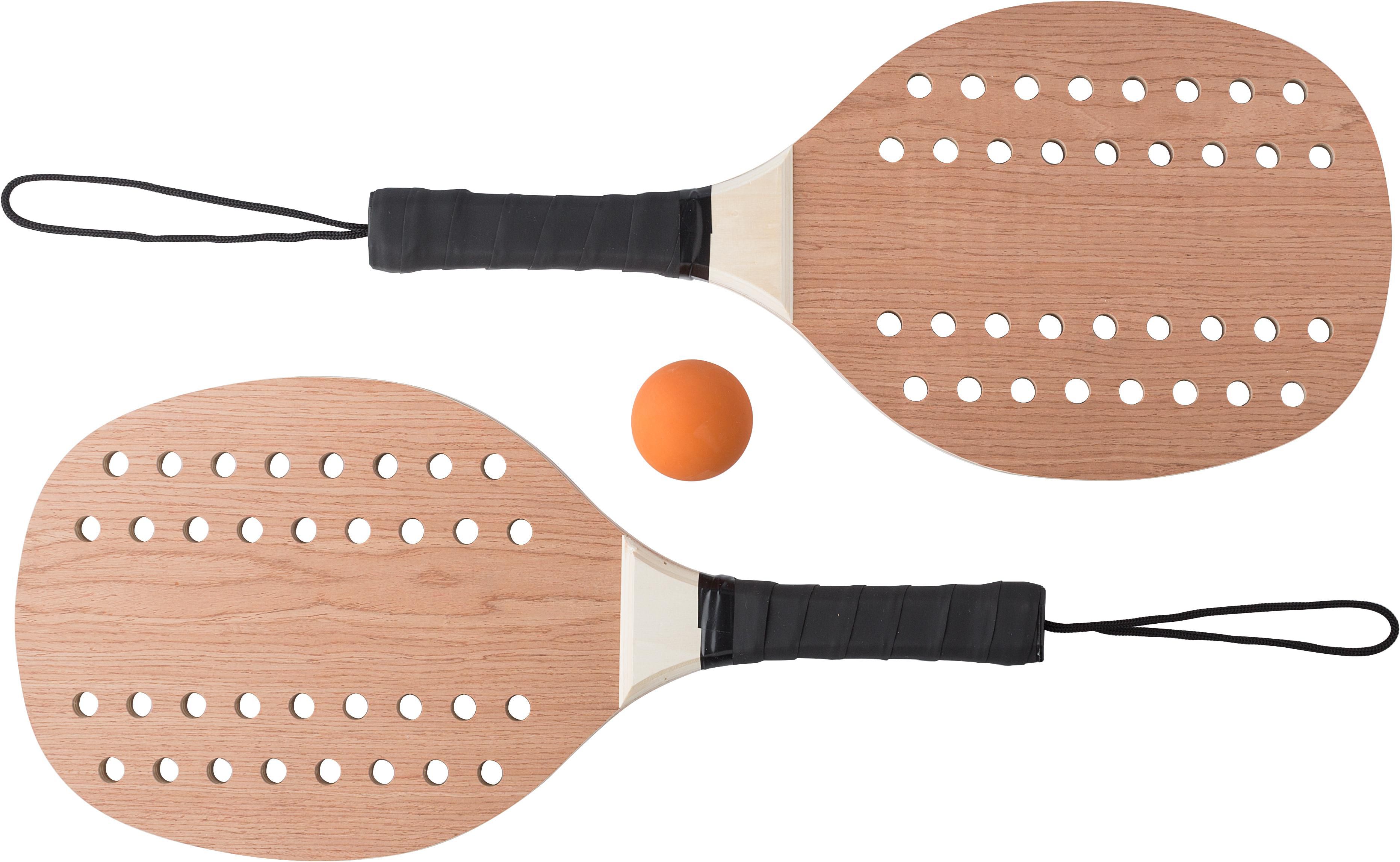 Tennis set Sergio – Rosewood, brown