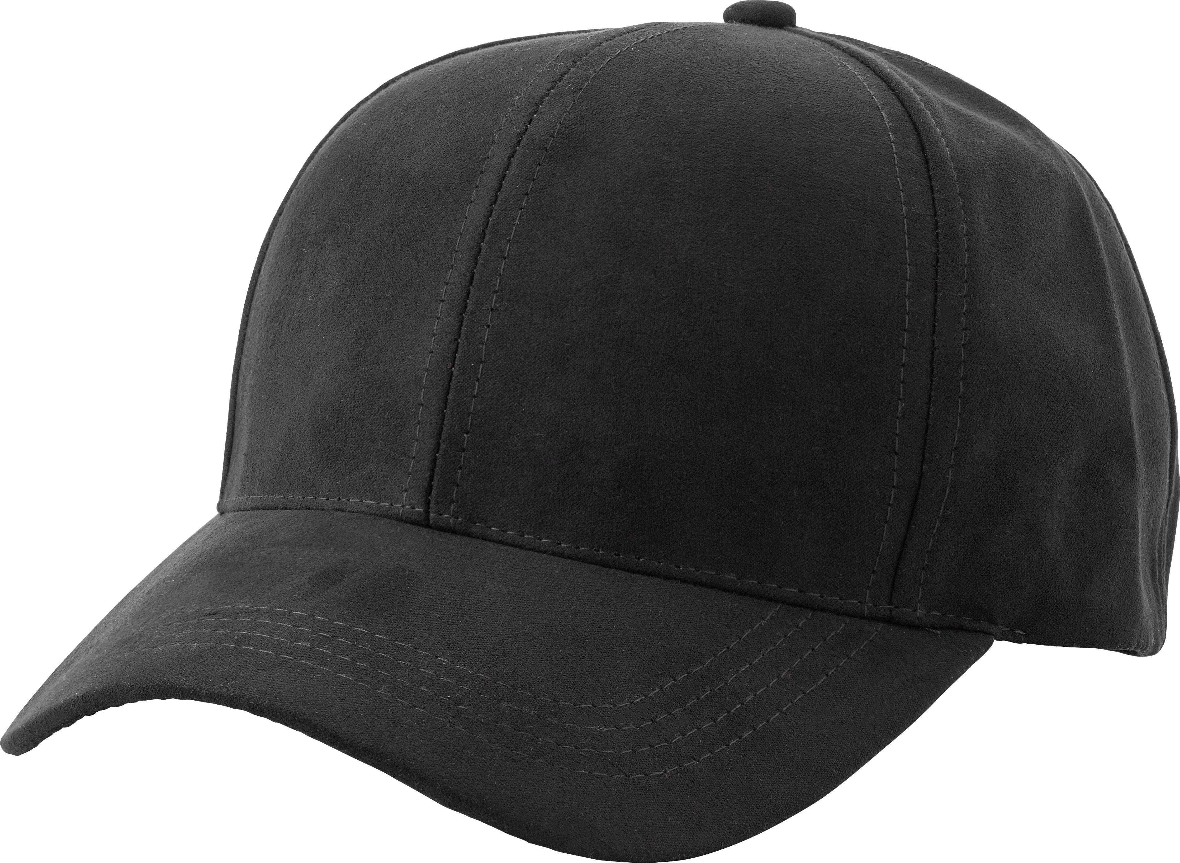 Cap Orion – Suede – 6 panel, black