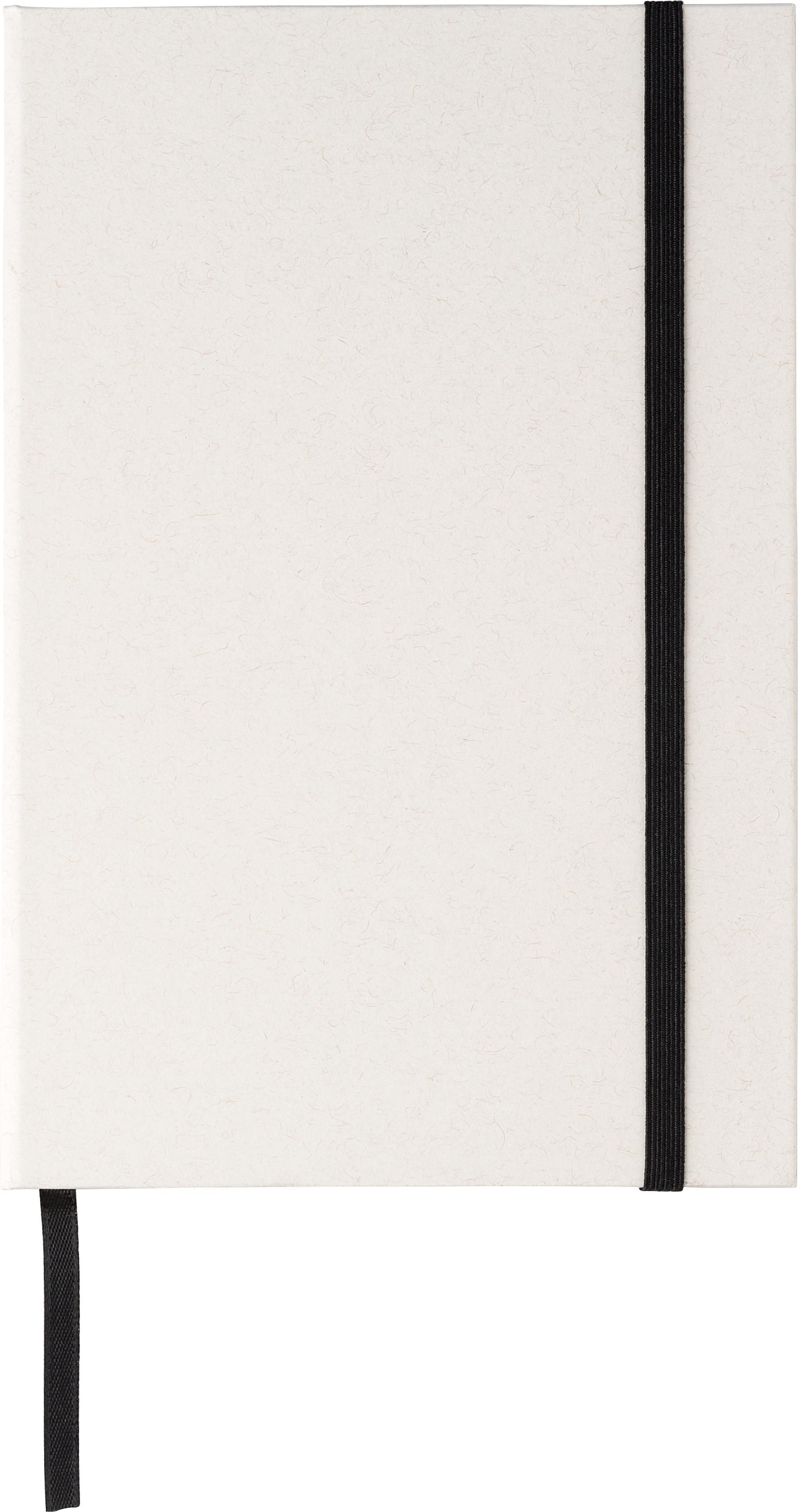 Notebook Hudson – A5 – Lined, black/white