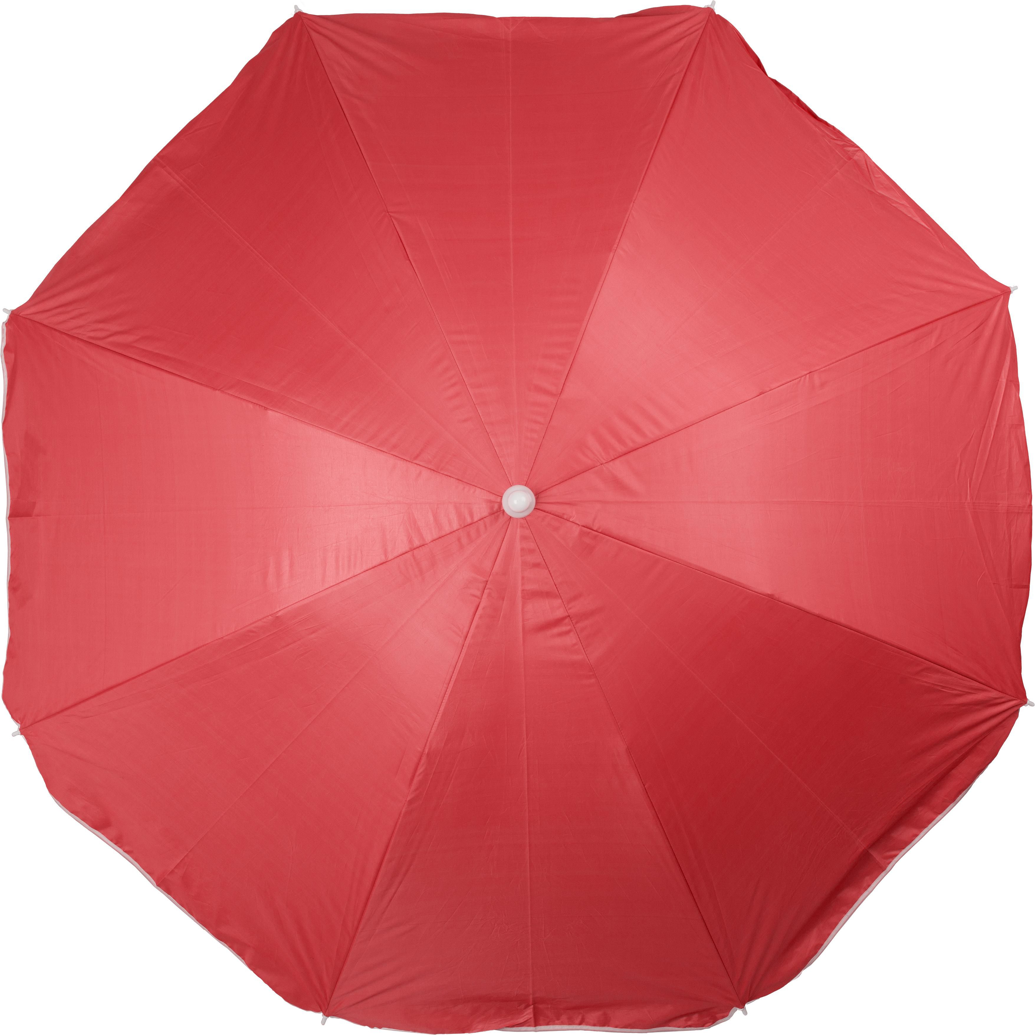 Parasol Elsa – Polyester 190T – Revêtement UV, rouge