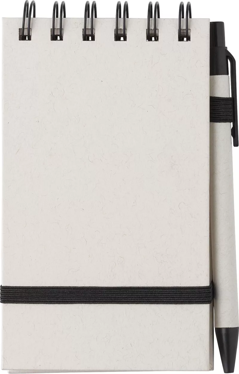Notizbuch Martha – A6, schwarz/weiß
