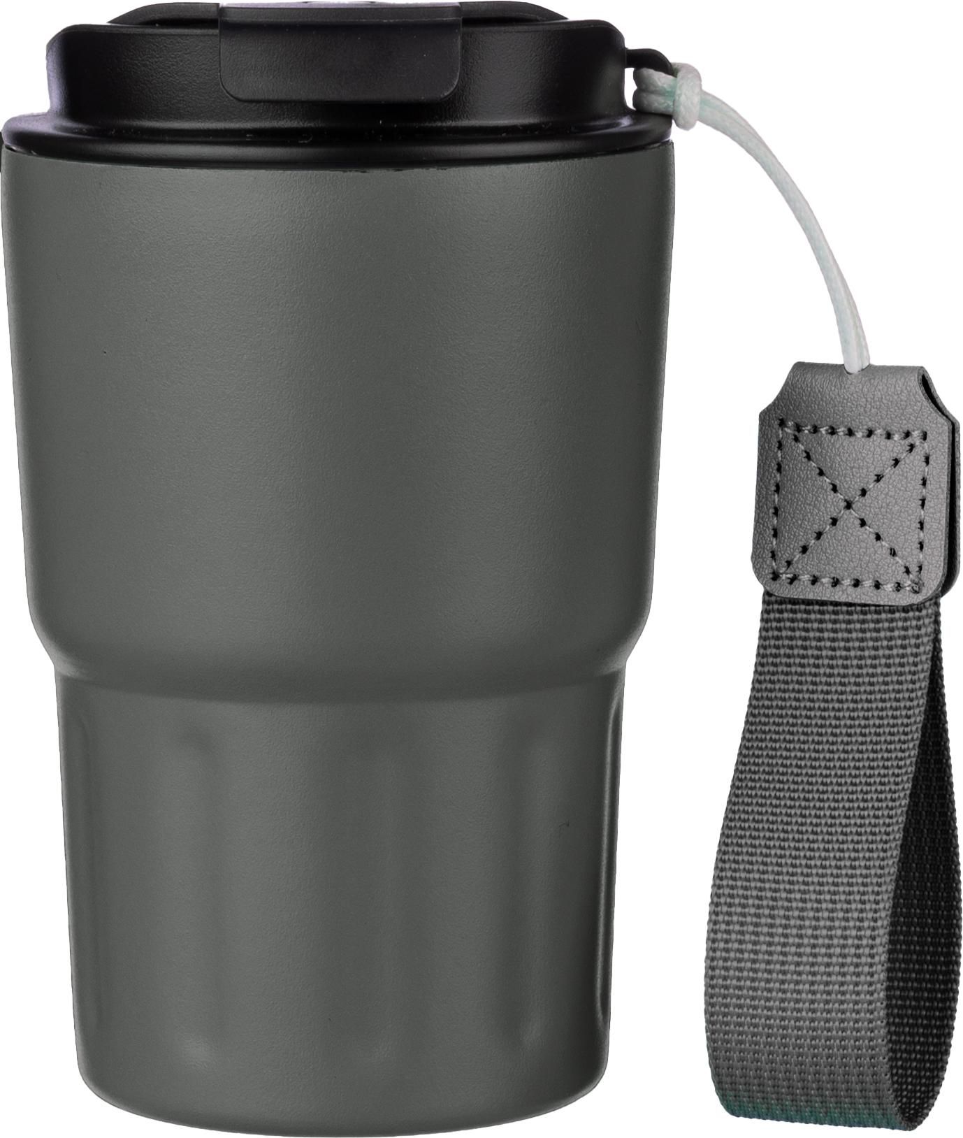 Gobelet thermos double paroi Louisa – 320 ml, gris