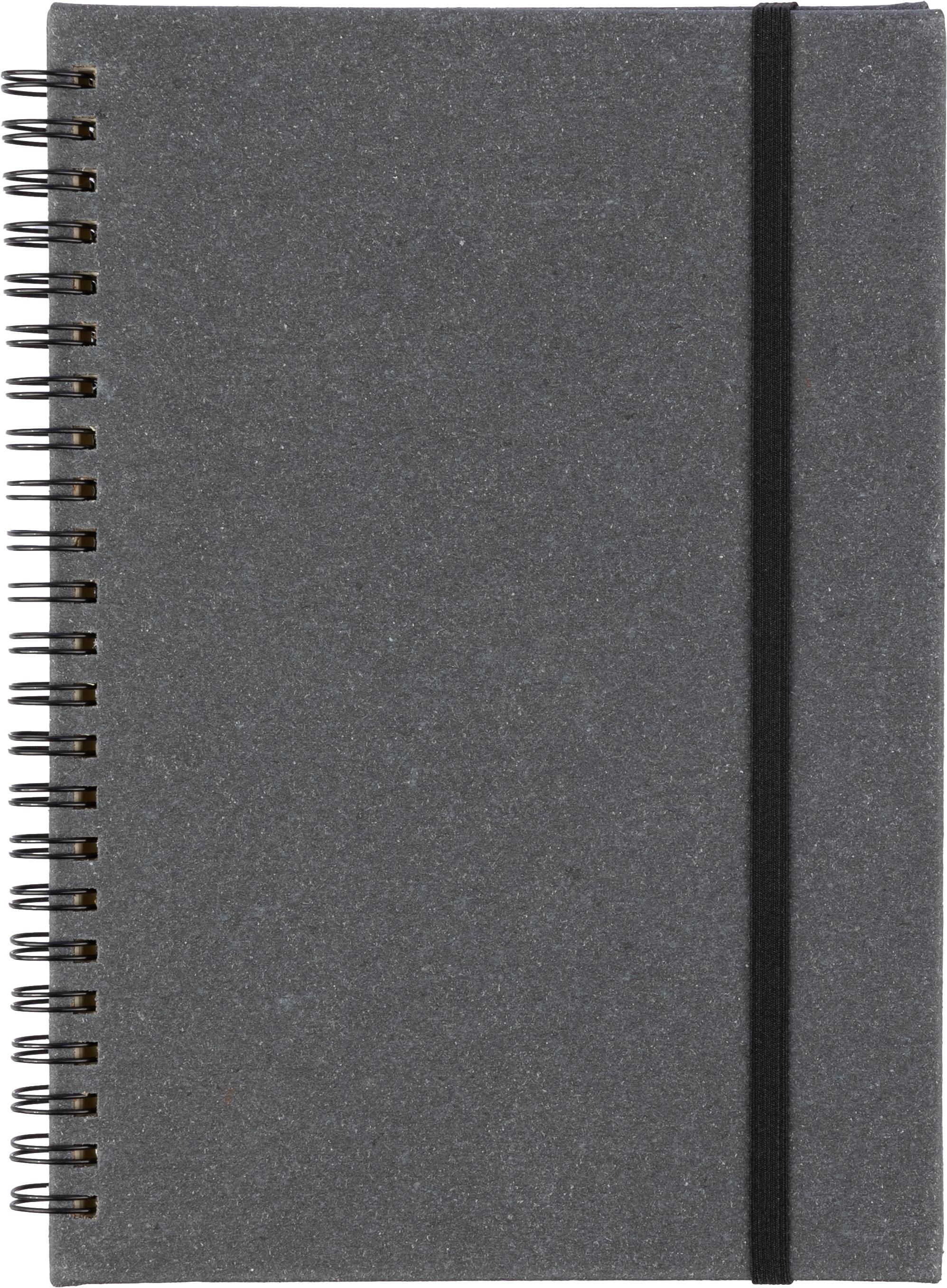 Notebook Egon – A5 – Lined, black