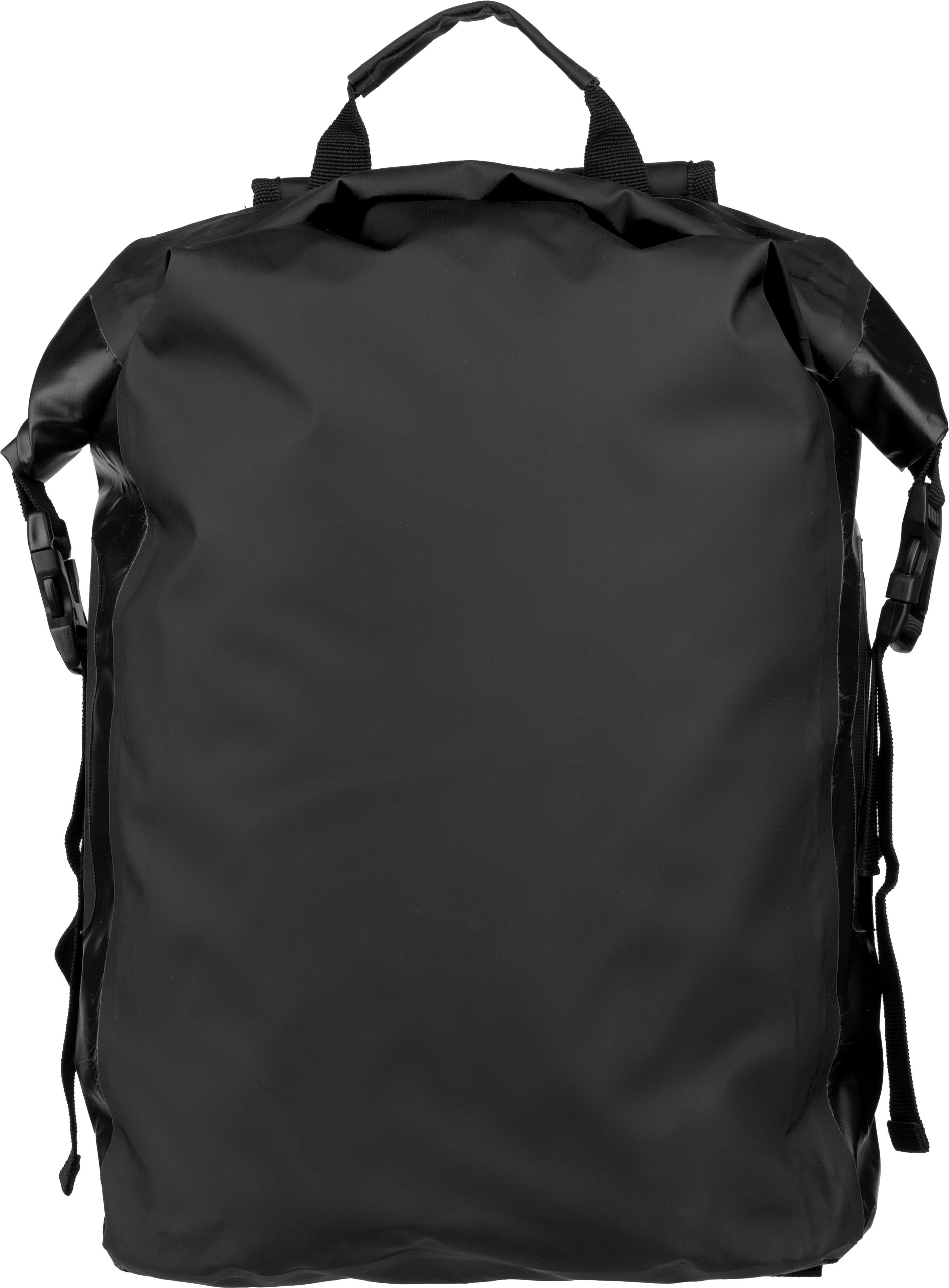 Roll-Top-Rucksack Hermann – Plane – Wasserdicht – 25 l, schwarz