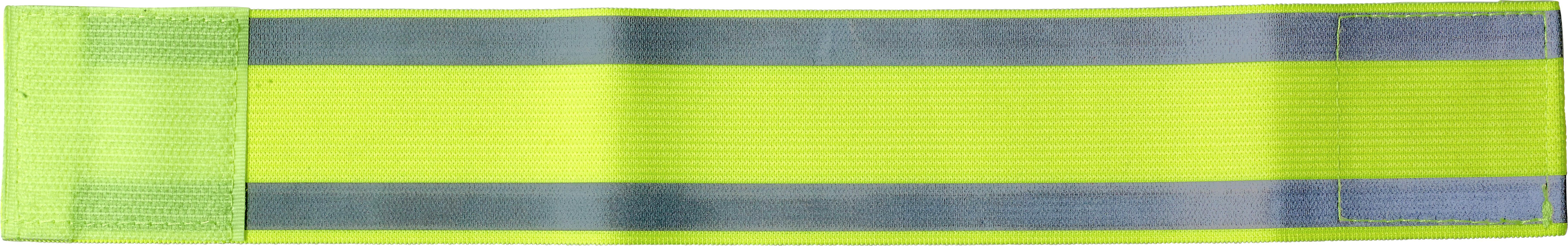 Reflective arm band Danilo – Elastane, yellow