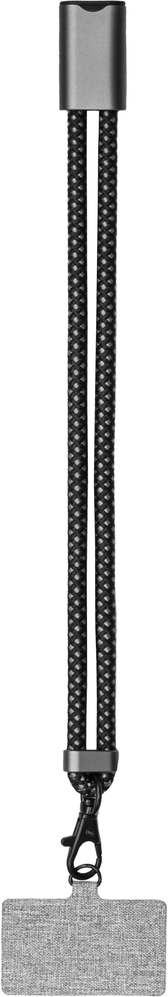 BrandCharger Ladekabel Lany Wristband – USB-C, rotguss