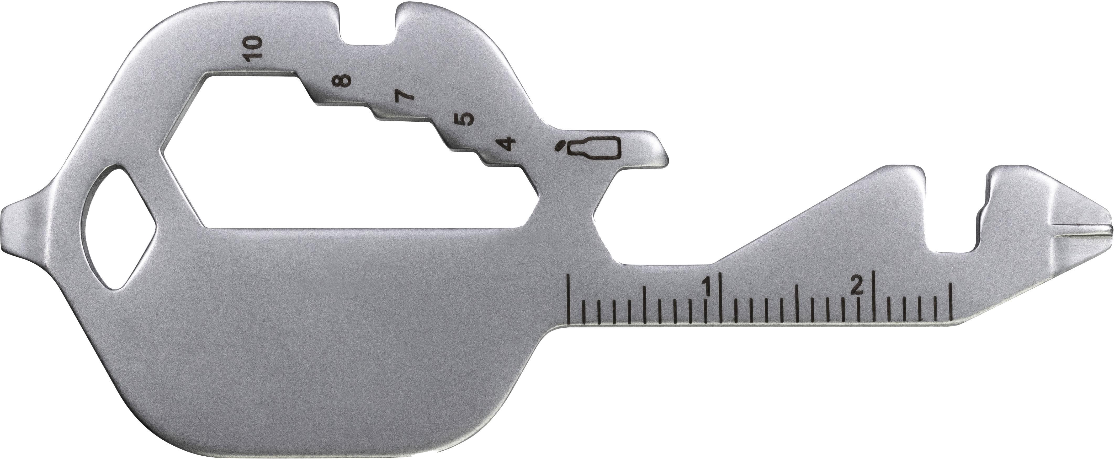 BrandCharger Multitool Kee – 12 Funktionen, silber