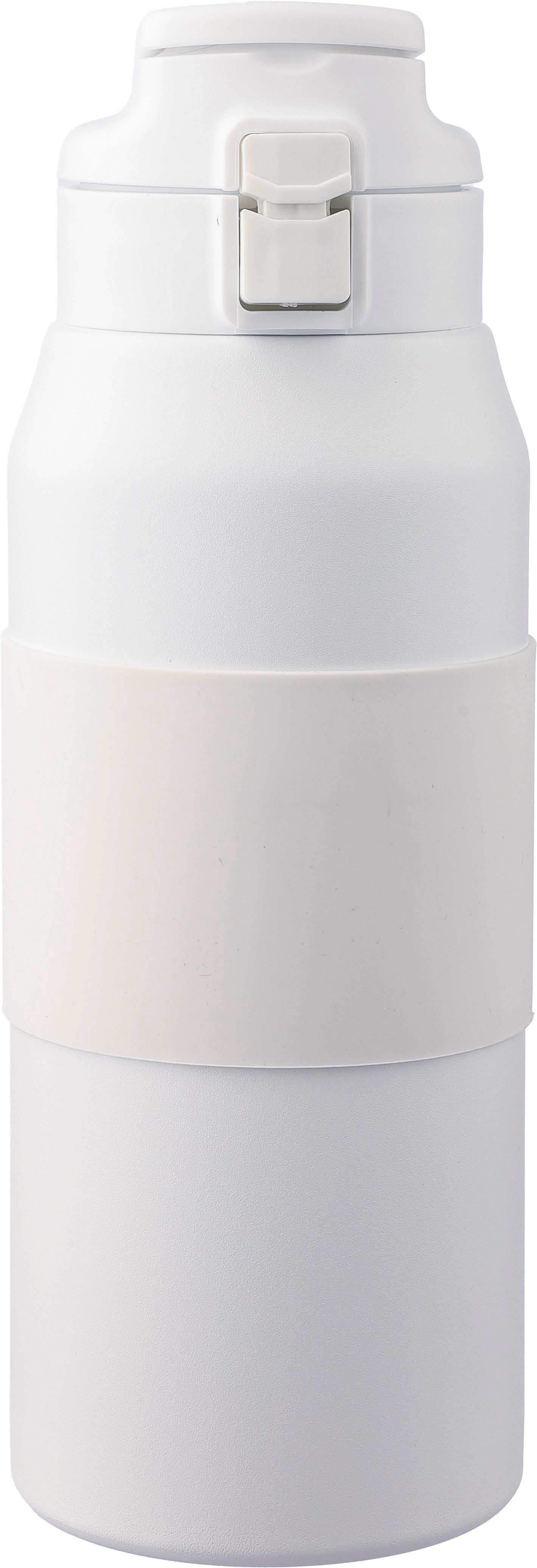 Drinking bottle Katie – Stainless steel – 800 ml, white