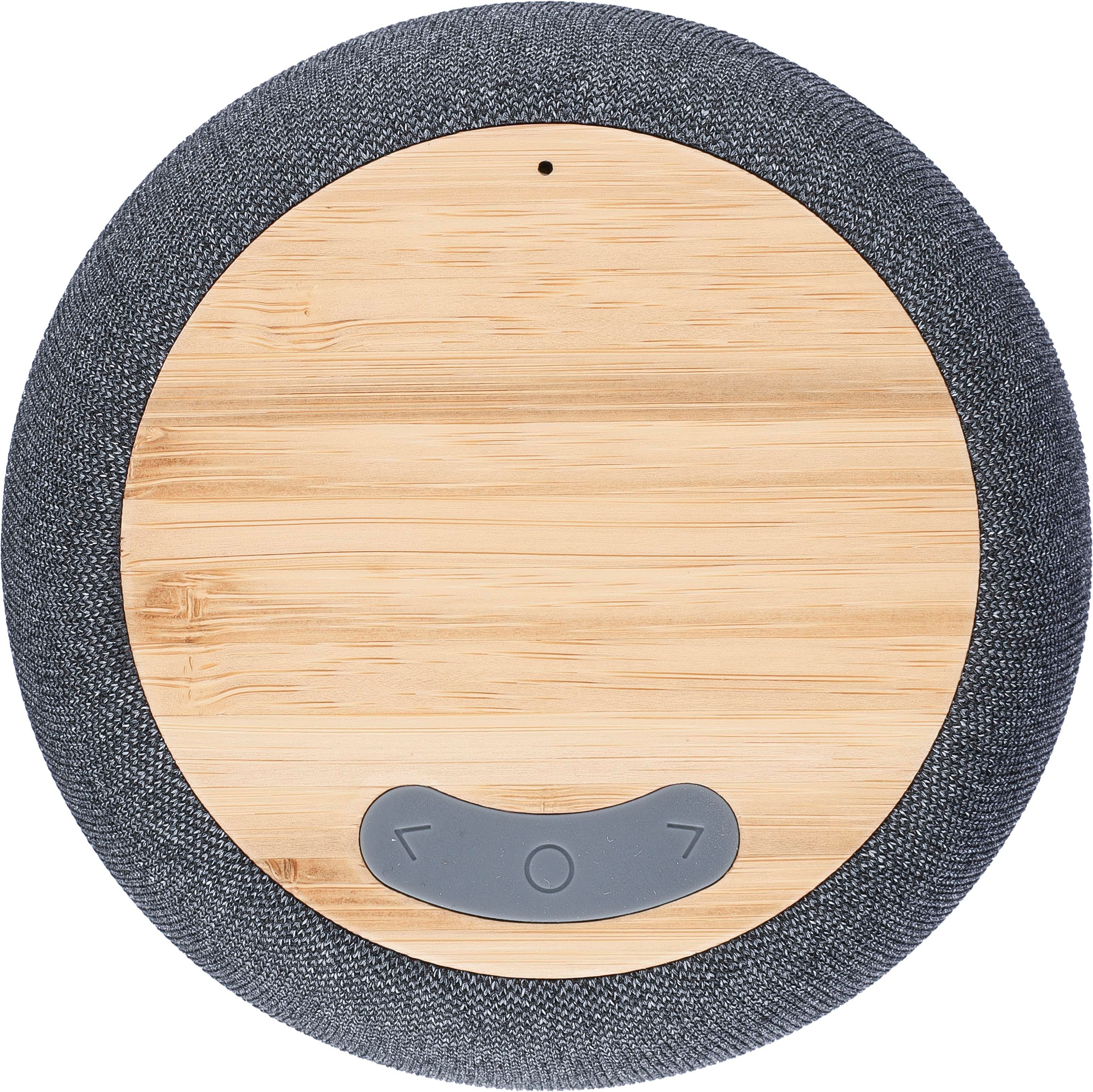 Wireless speaker Lyle – Bamboo, black