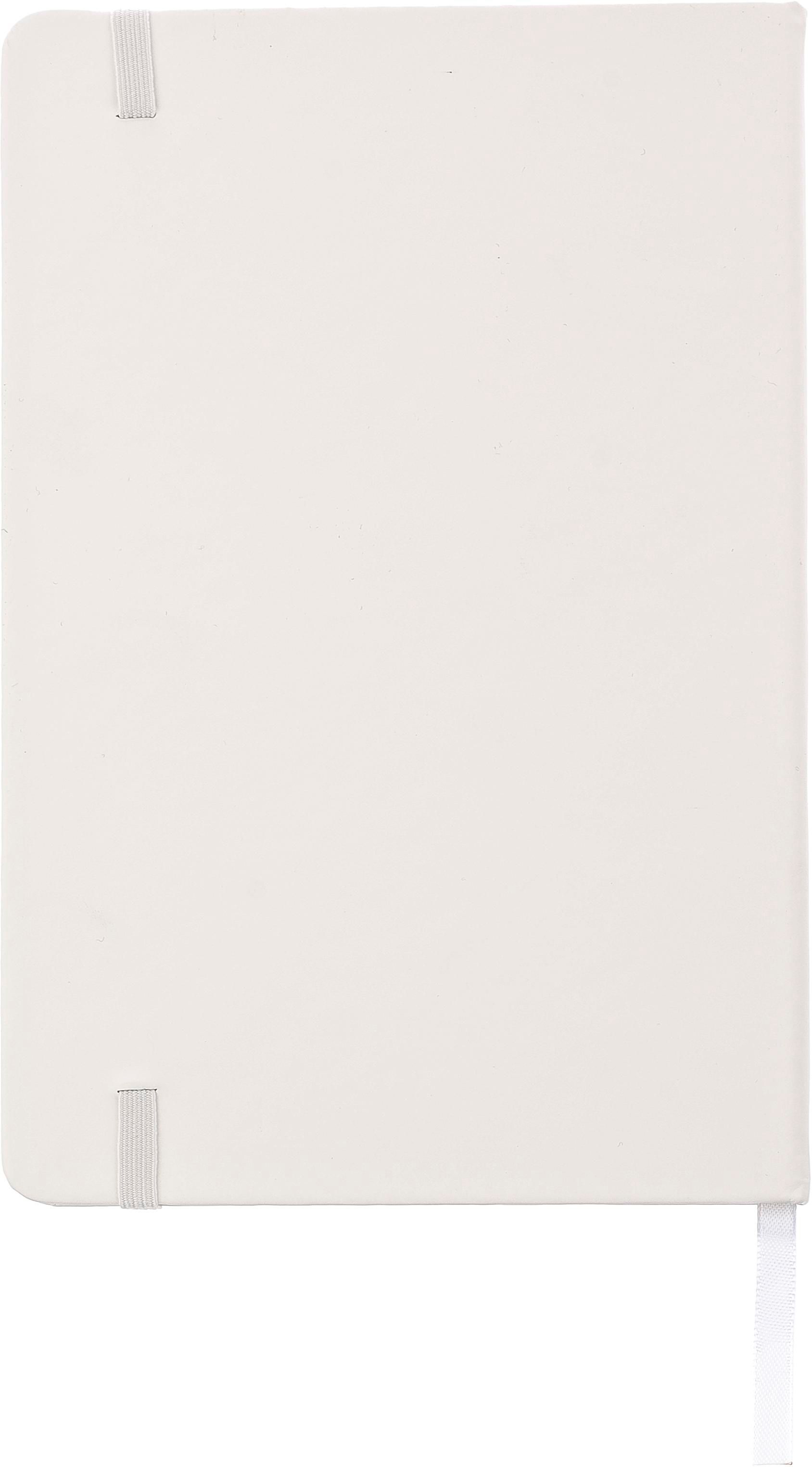 Notebook Bradley – A5 – Squared, white