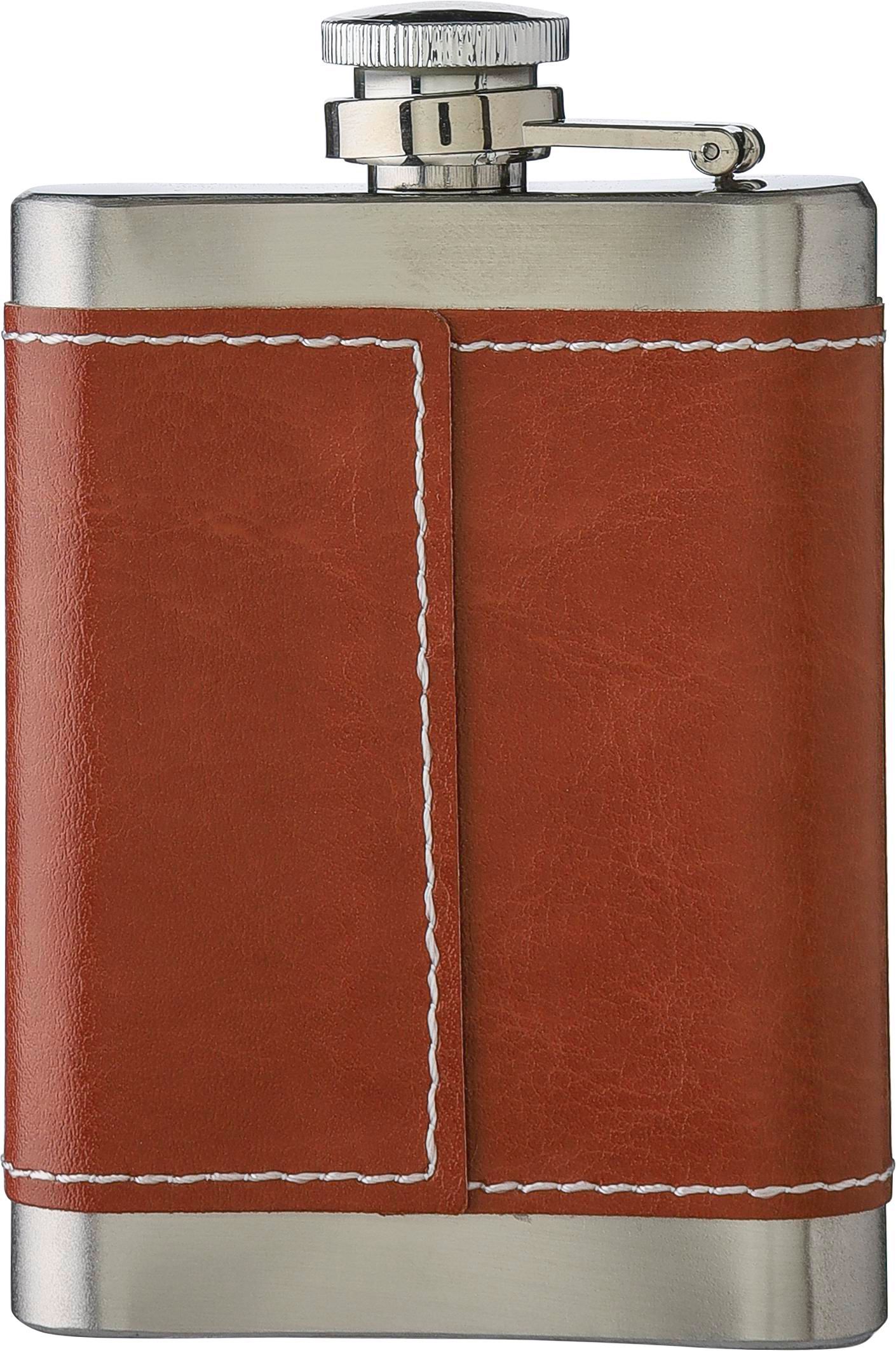 Flasque Cedric – Acier inoxydable – 100 ml, brun