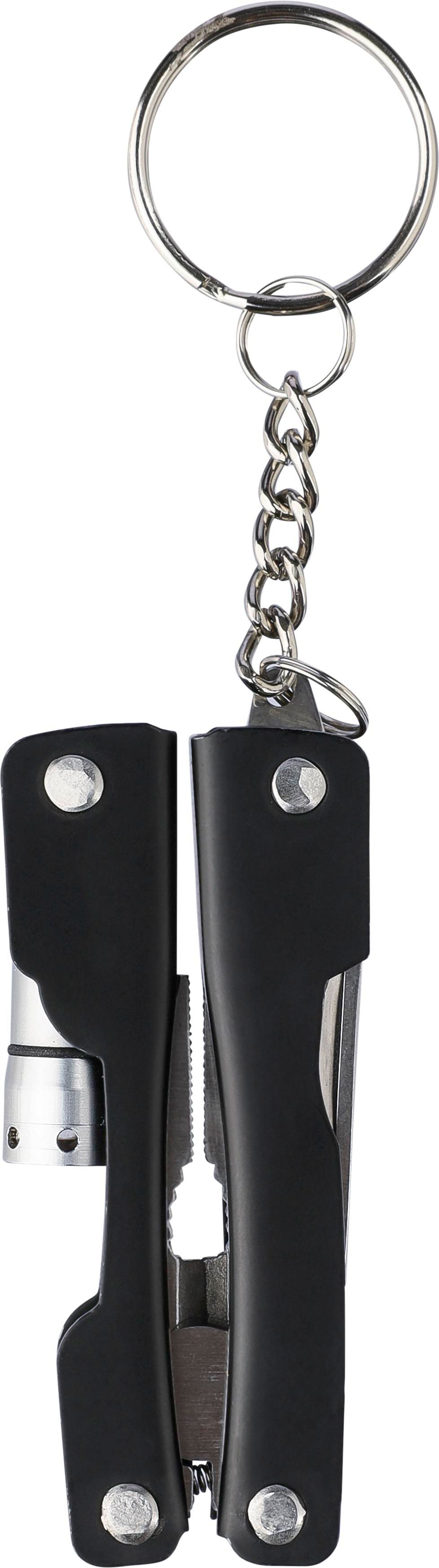 Multitool Clifton – Edelstahl – 10 Funktionen, schwarz