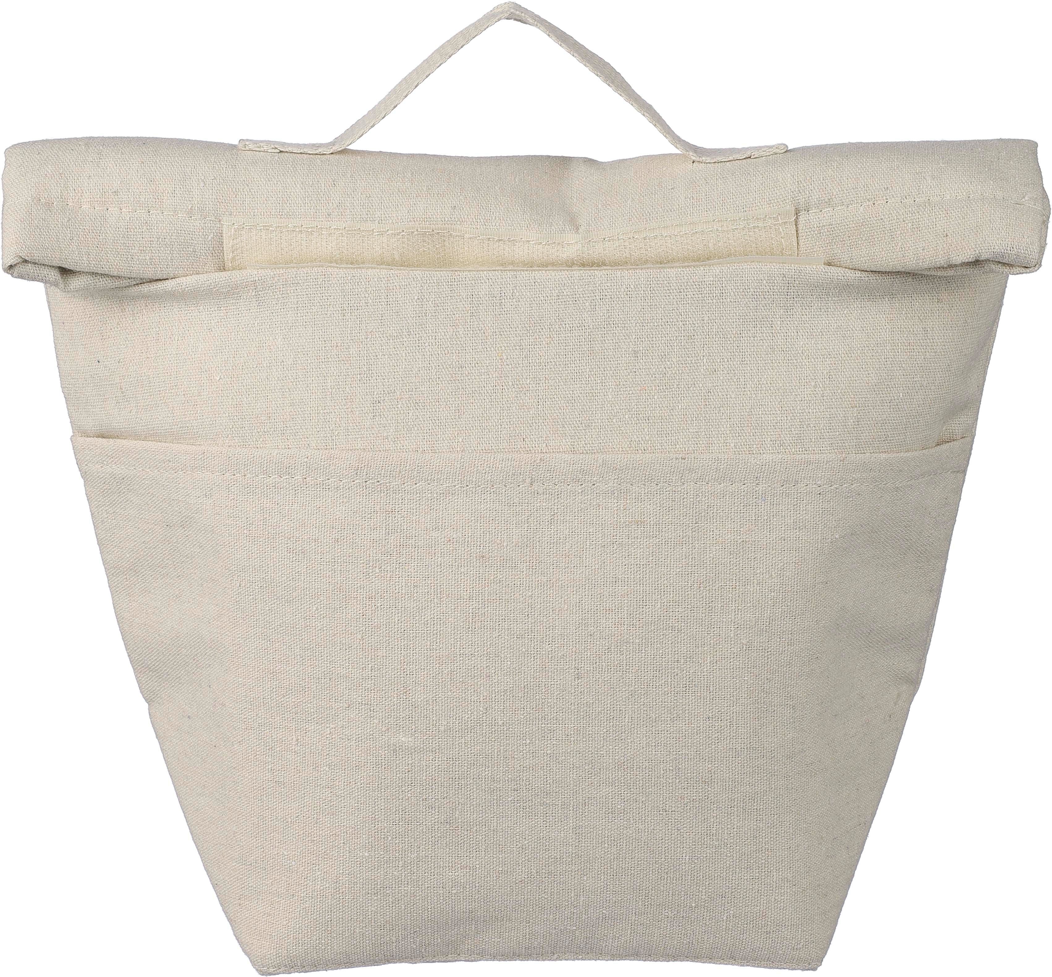 Kühltasche Faith – Baumwolle 220 g/m² – Rollverschluss, khaki