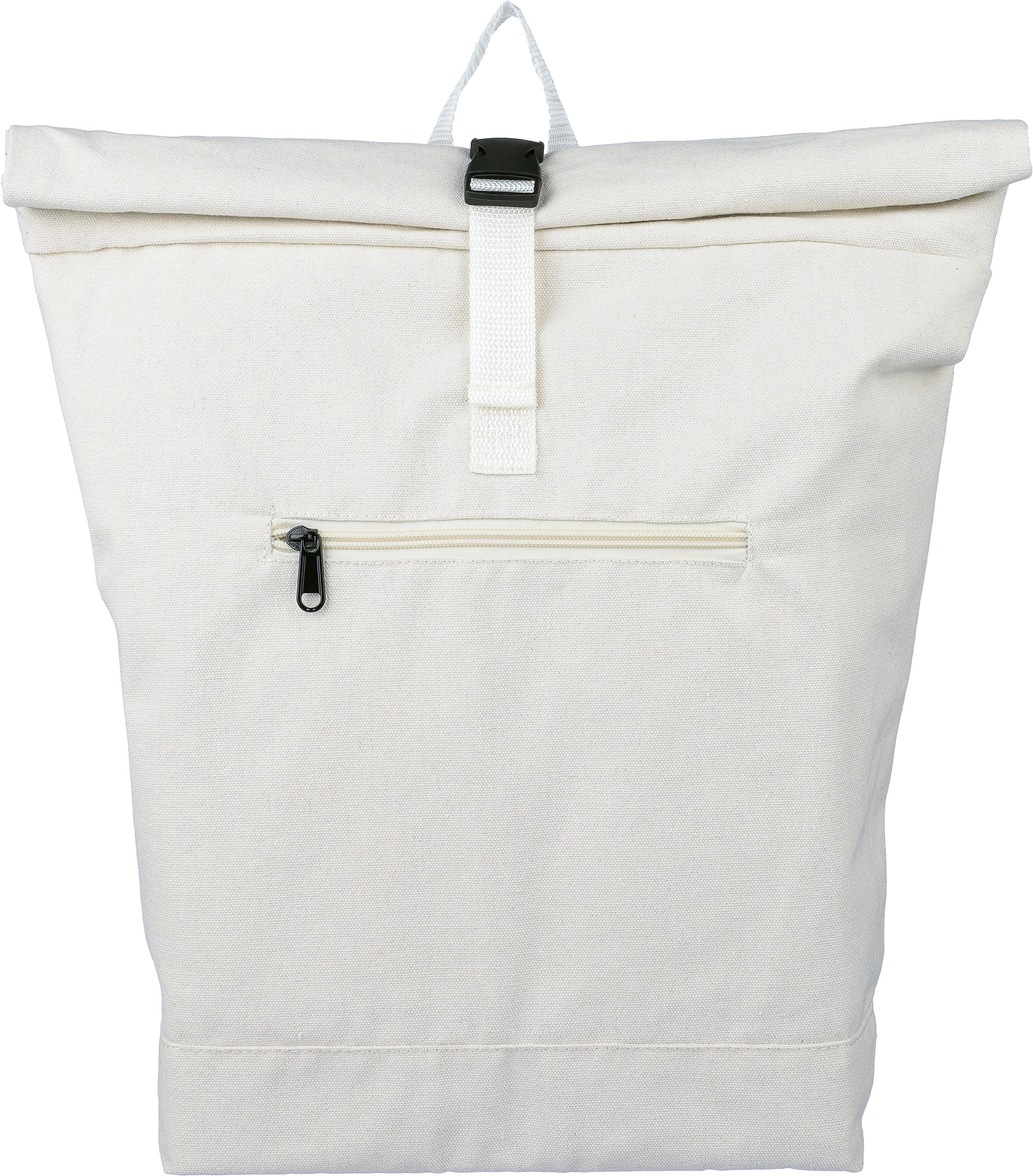 Rucksack Thaddeus – Rollverschluss – 15 l, beige
