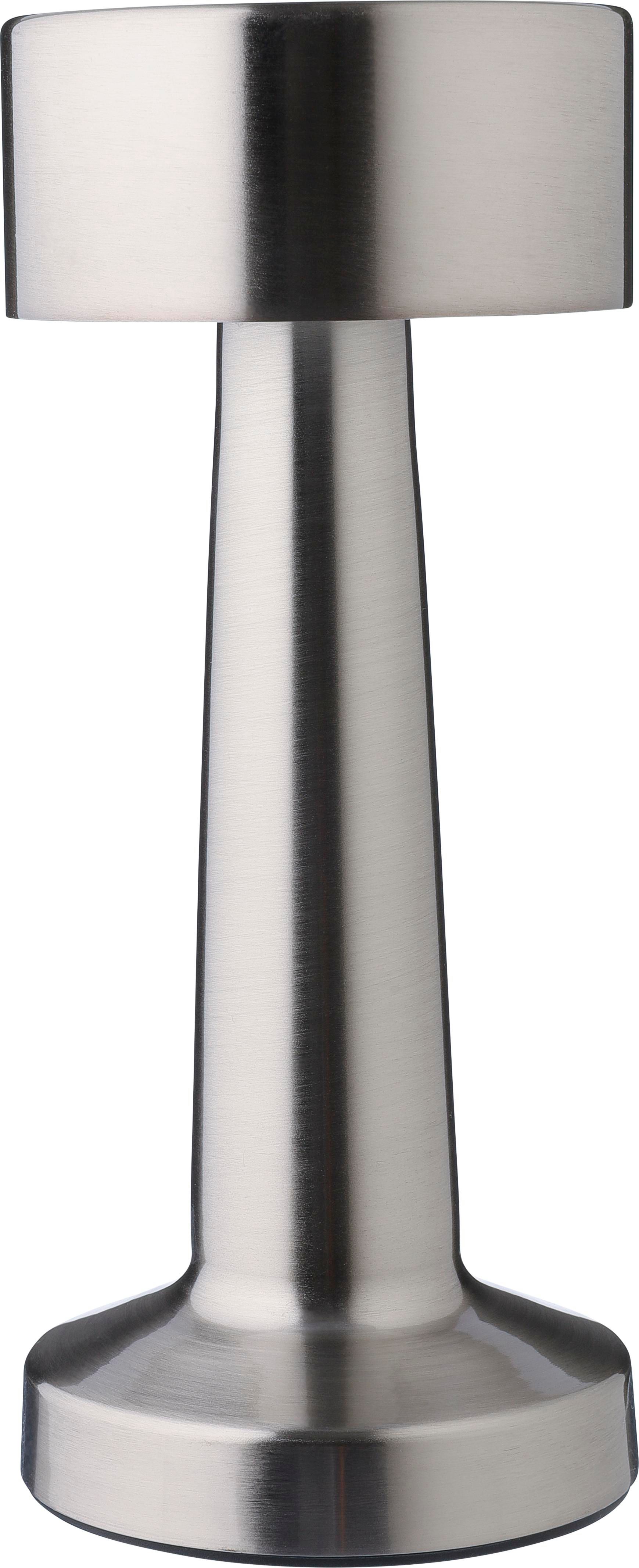 Tischlampe Fiorella – Drei Lichtmodi, silber