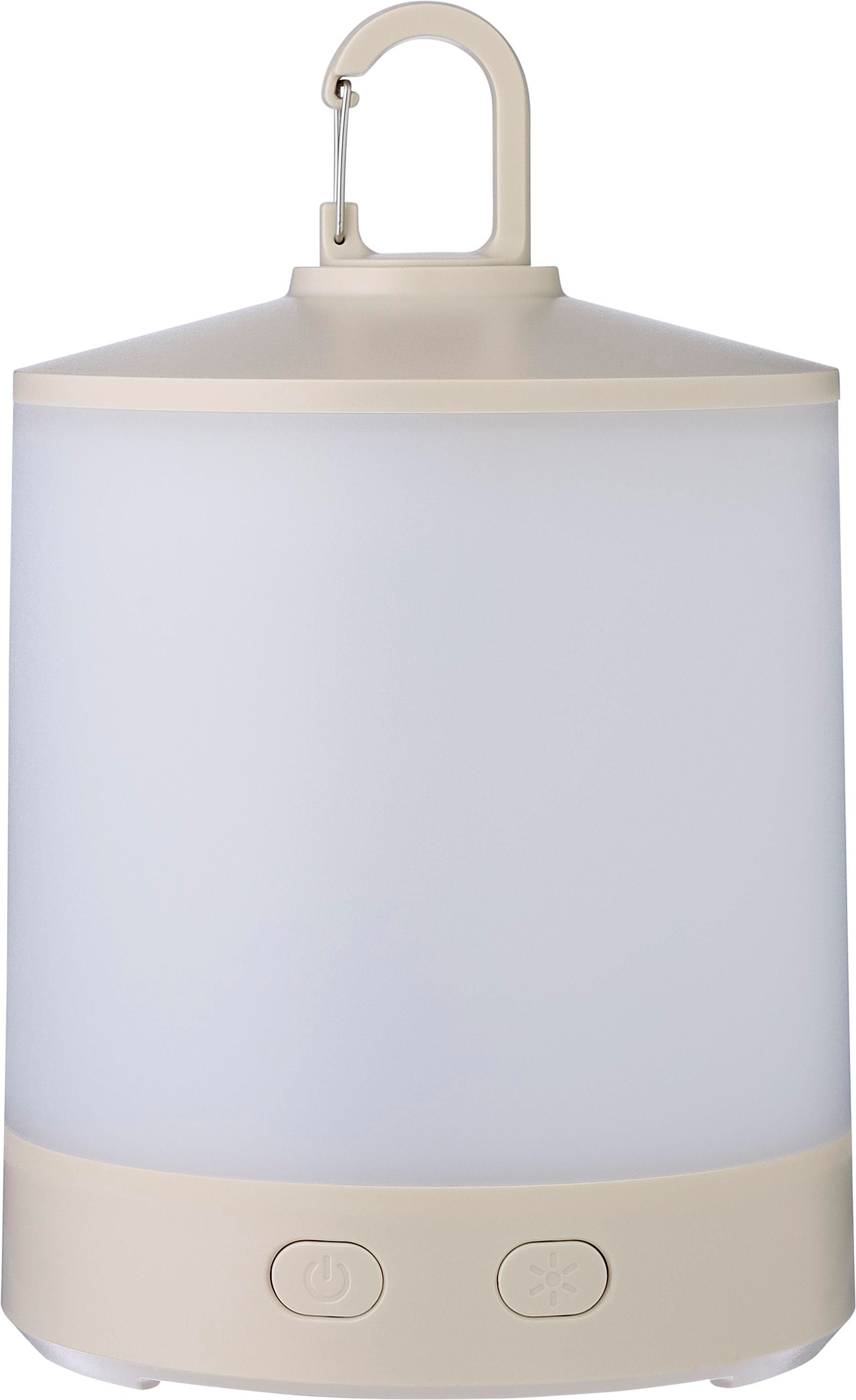 Campinglampe Araminta – Multifunktional, weiß