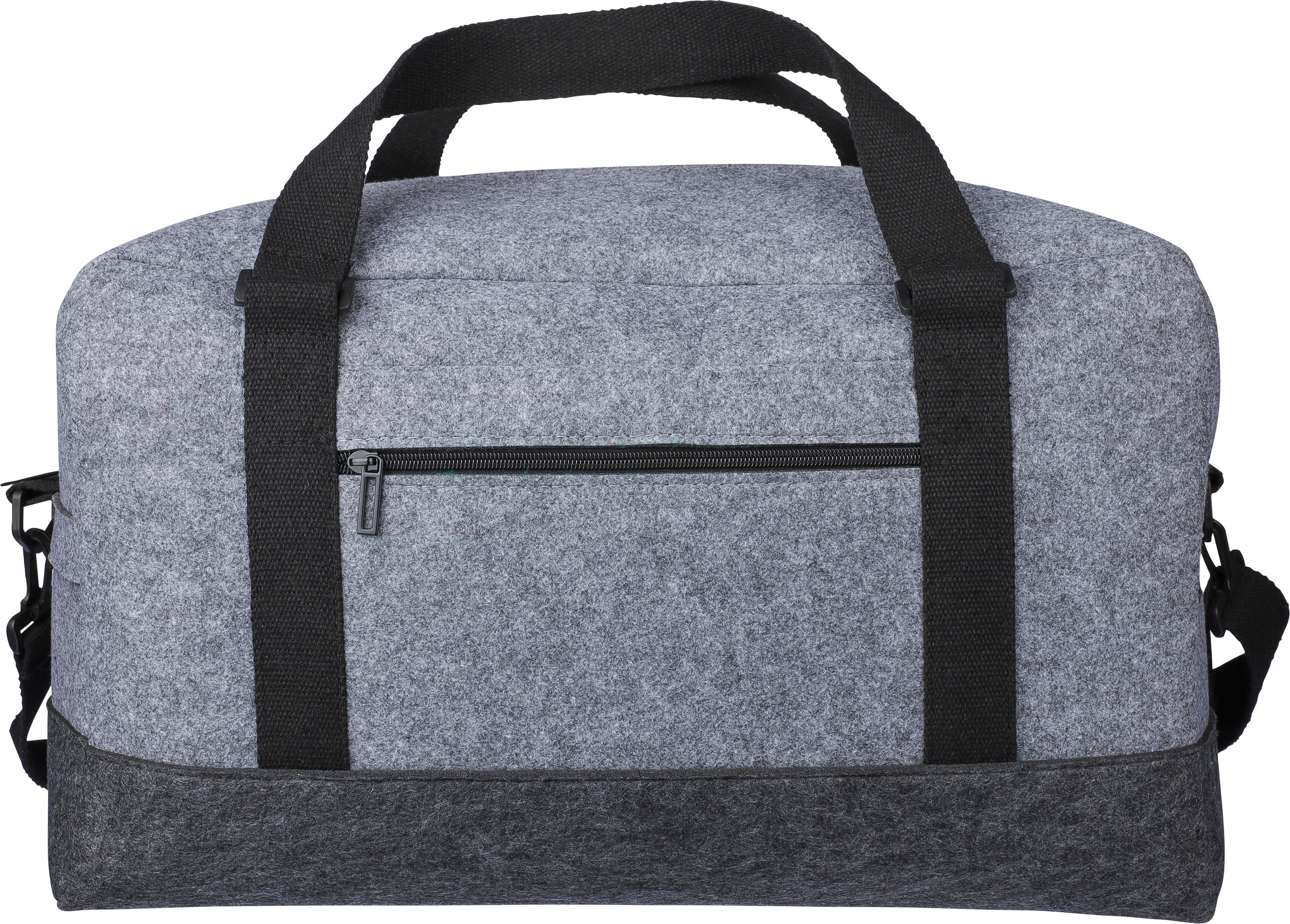 Sac de sport Corliss – Feutre – Sangle réglable, gris foncé