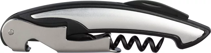 Waiter's knife Rosaura – Stainless steel – 5-ring corkscrew, grey