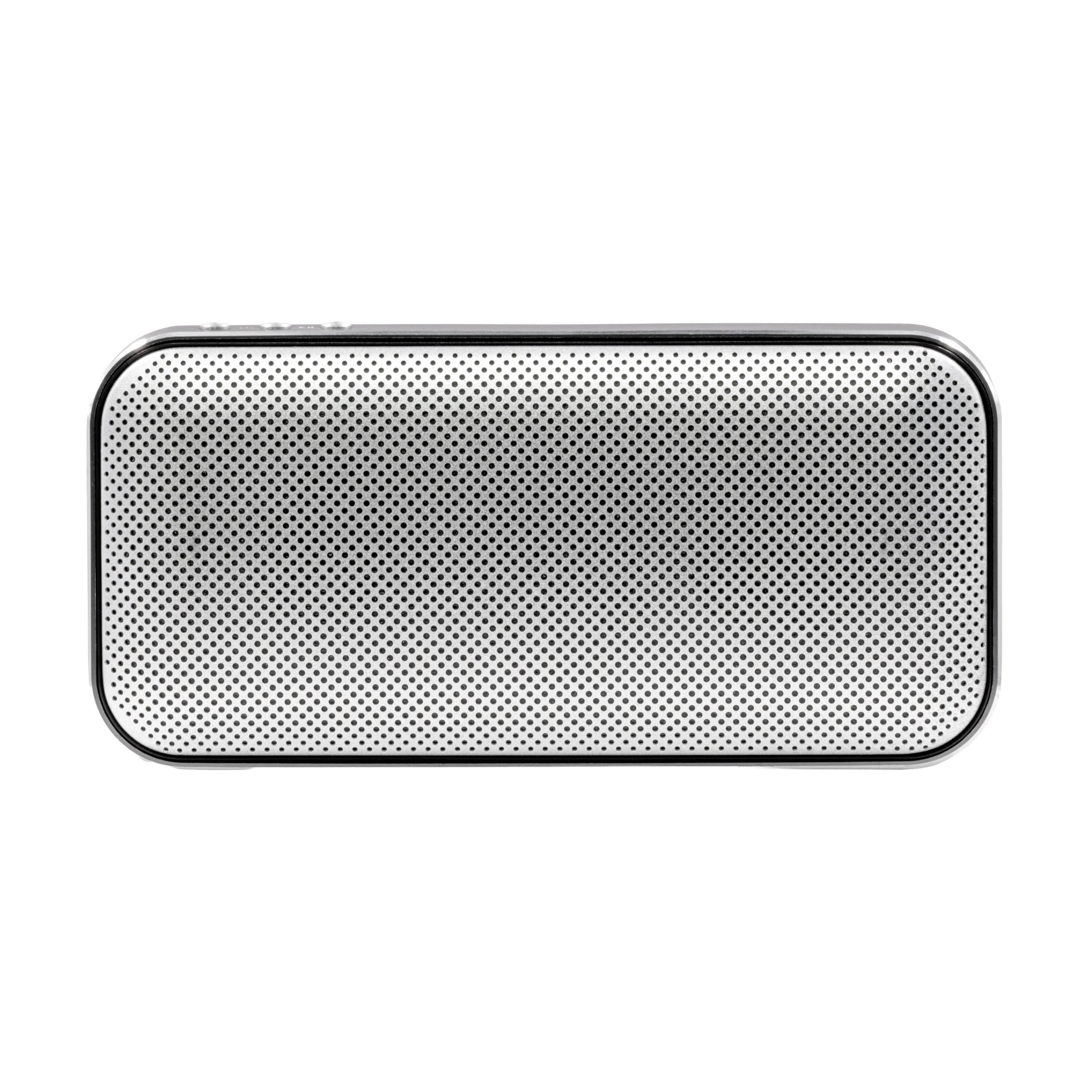 BrandCharger Kabelloser Lautsprecher Nano Charge – 5.000 mAh, schwarz/silber
