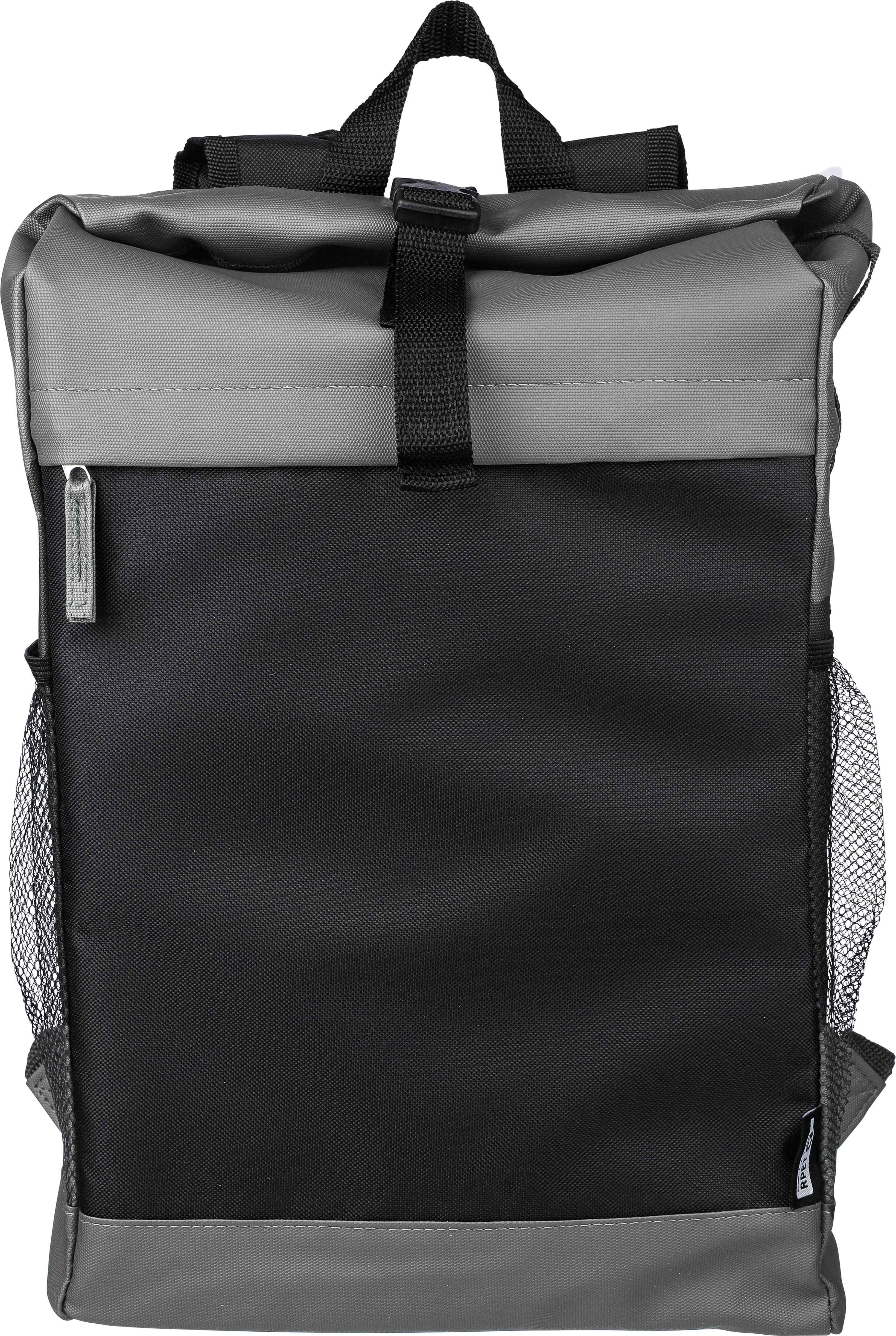 Rucksack mit Rollverschluss Yani – Wasserabweisend, grau