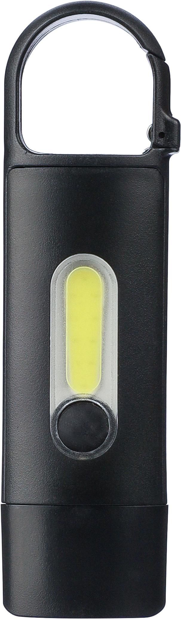 Taschenlampe Zai – Aufladbar, schwarz