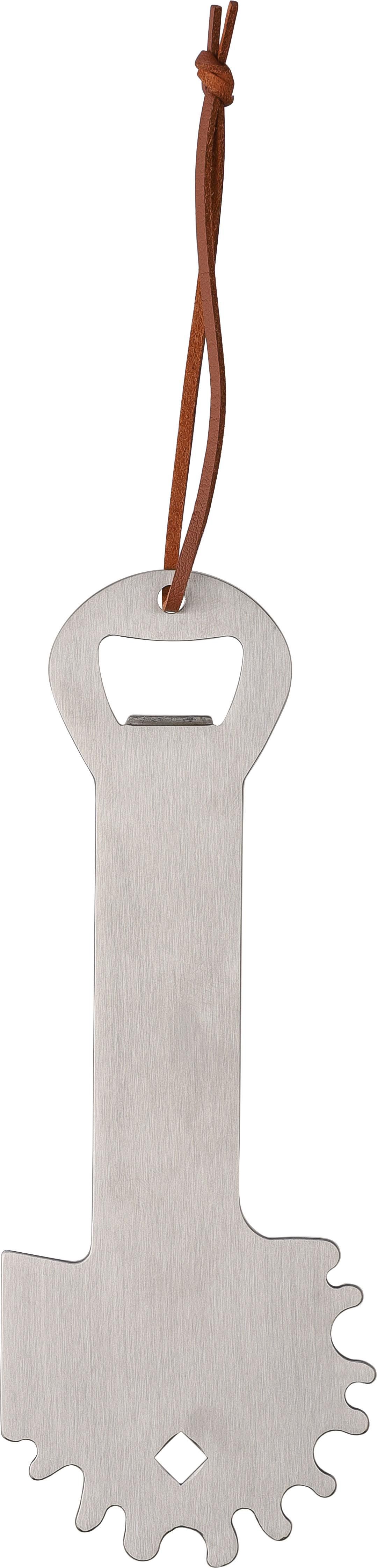 Grillreiniger mit Flaschenöffner Elara, silber