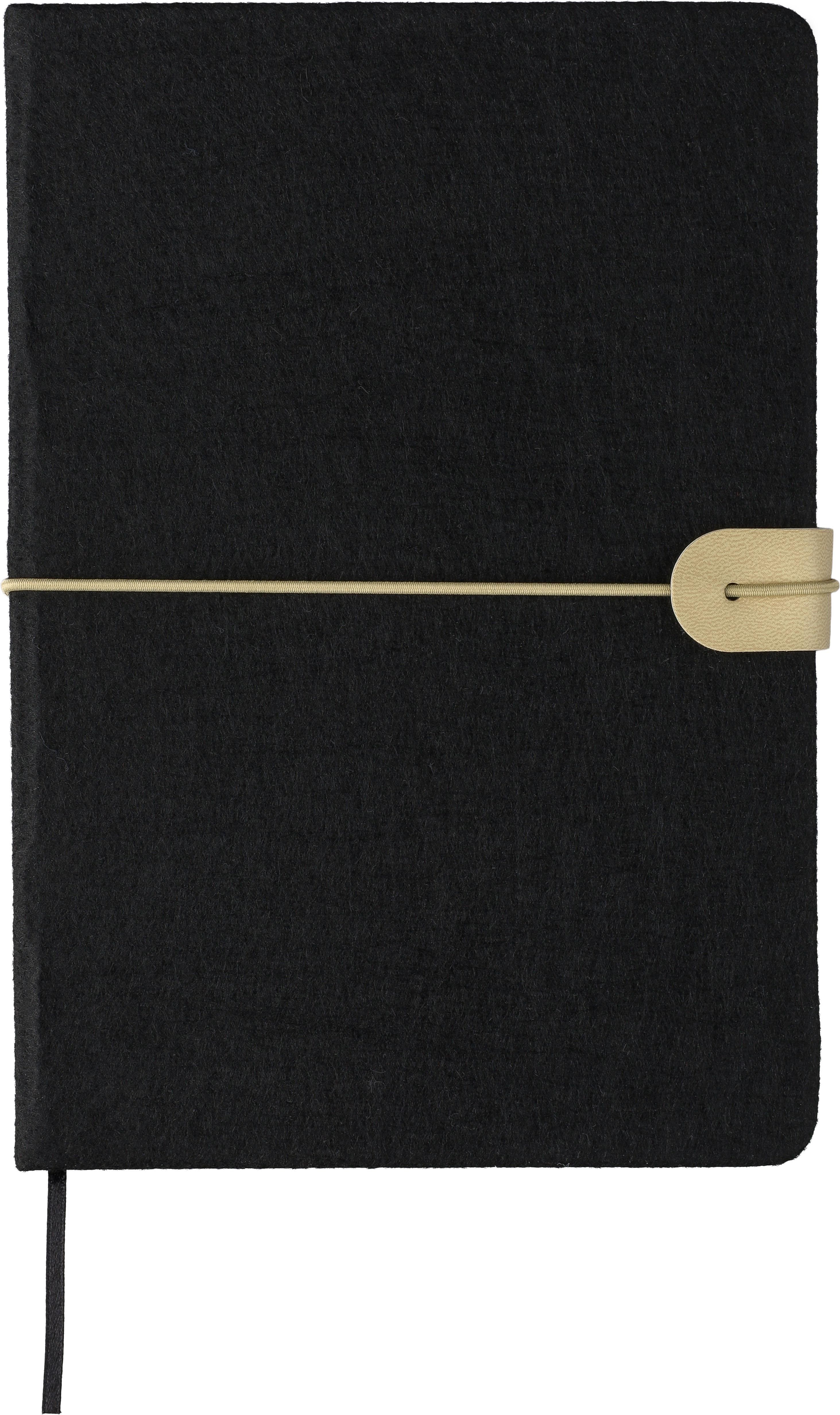 Notizbuch Dario – A5 – Liniert, schwarz