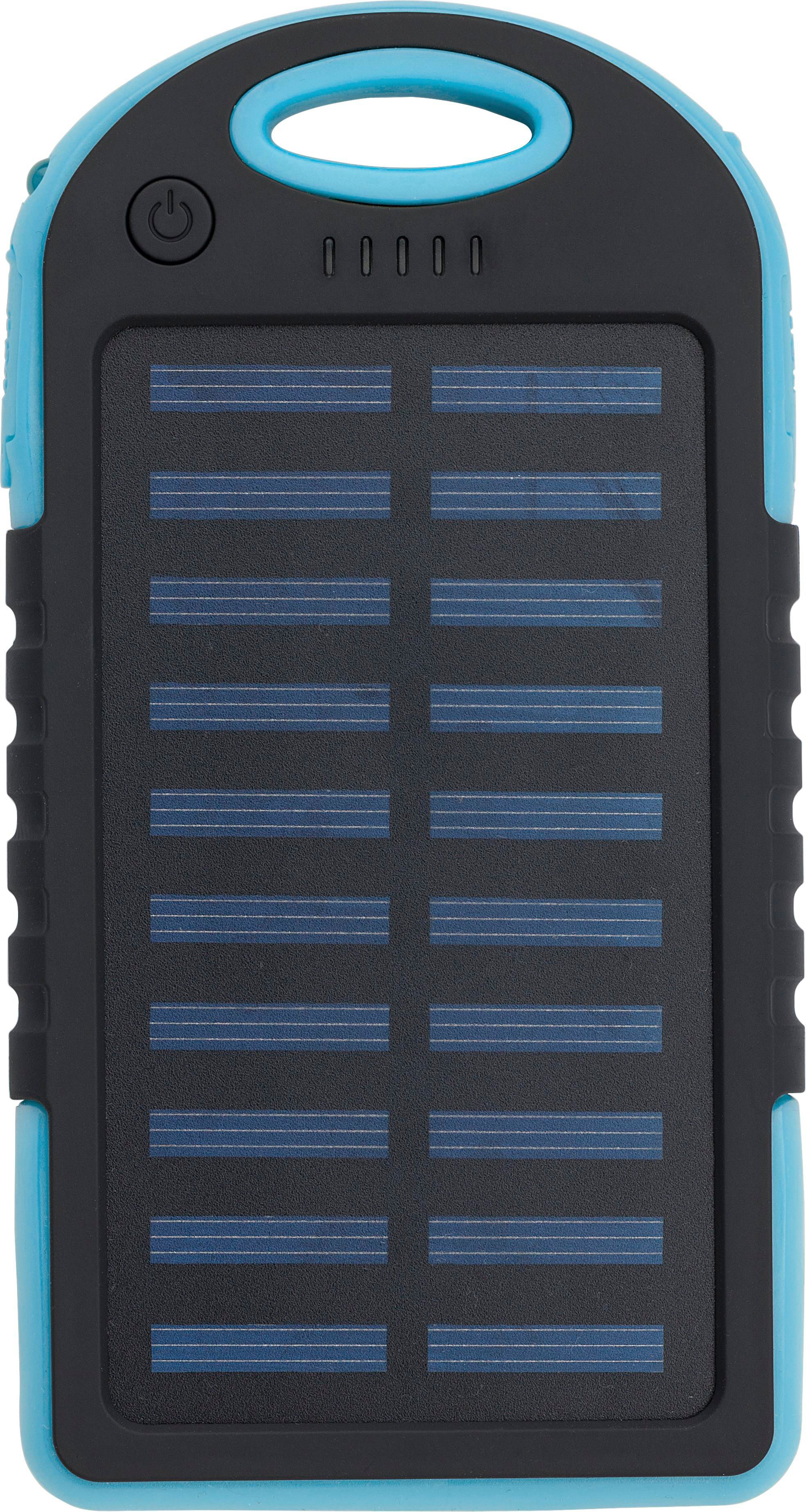 Power bank Aurora – Solar – 4,000 mAh, blue