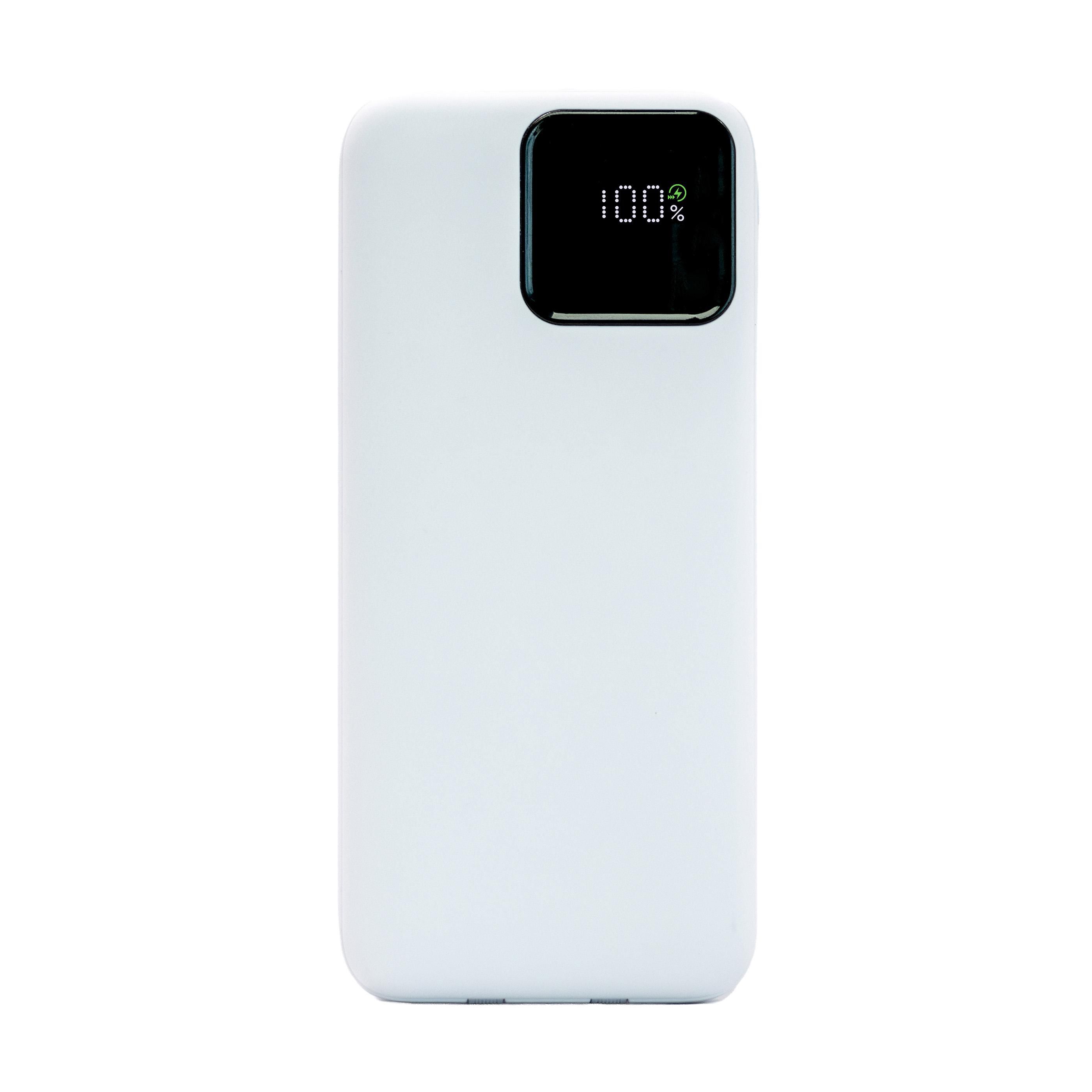 BrandCharger Powerbank Powercharge 10000 – 10.000 mAh, weiß