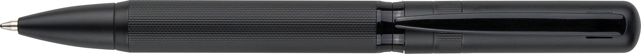 Kugelschreiber Hadi – Ecobrass – Drehmechanik, schwarz