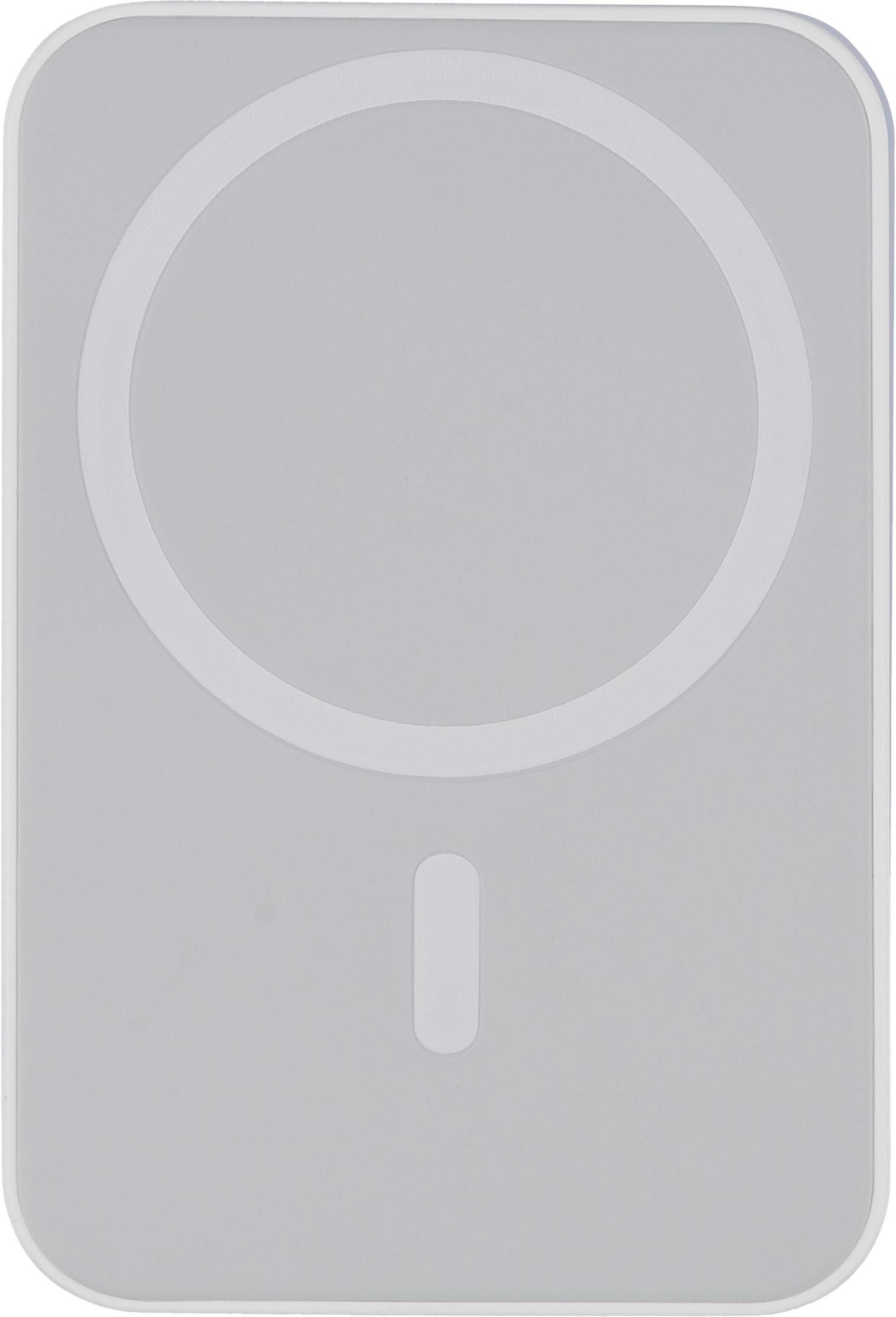 Powerbank mit kabellosem Ladegerät Miren – 5.000 mAh – MagSafe-kompatibel, weiß