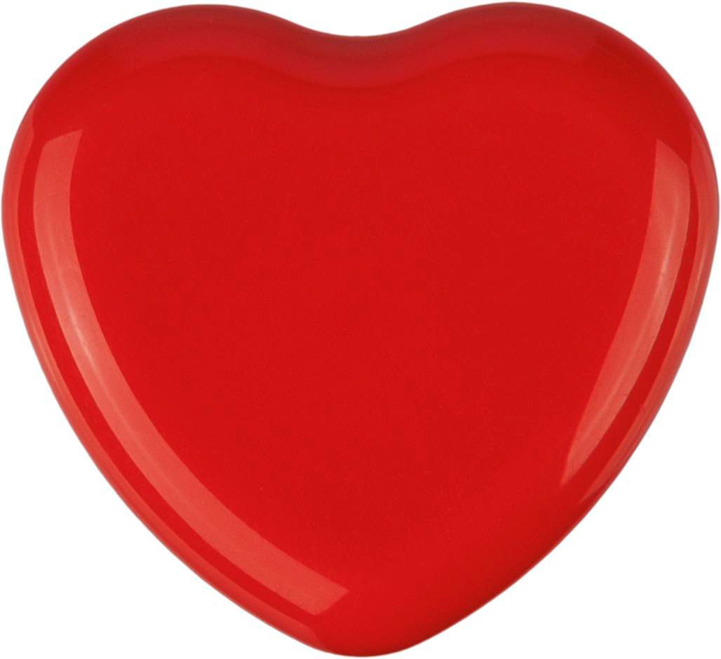 Pot de baume à lèvres Ilja – Forme cœur – 5,5 g, rouge