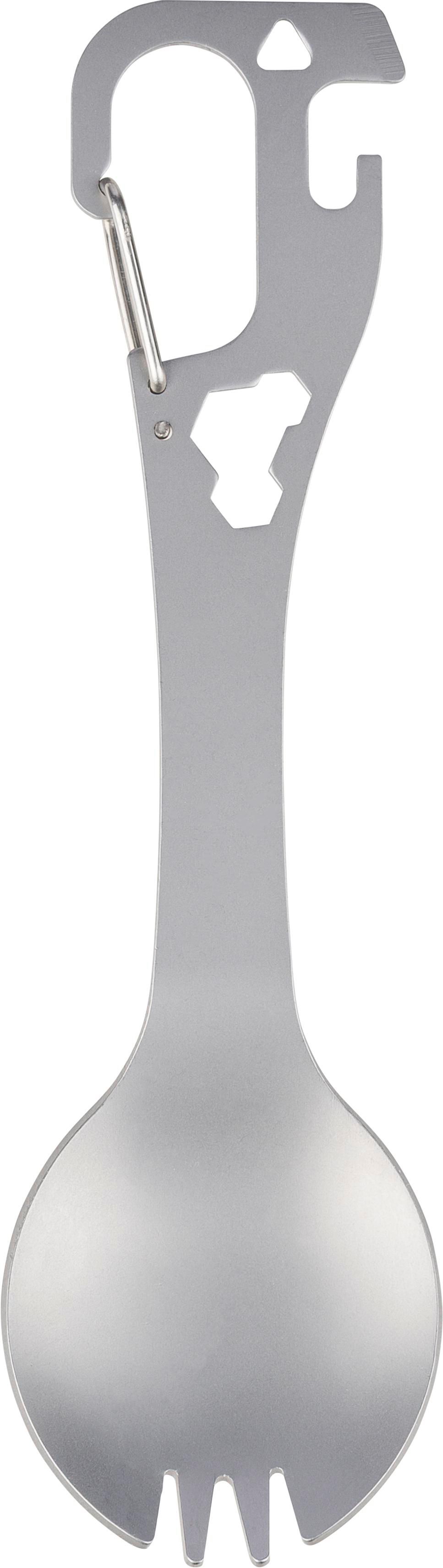 Spork Noe – Stainless steel – Multi-tool, silver