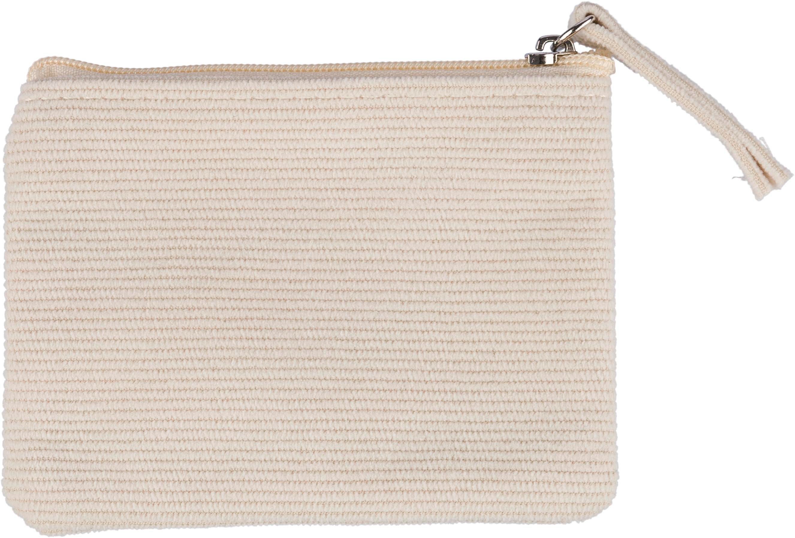 Étui à clés Suren – Velours côtelé, beige