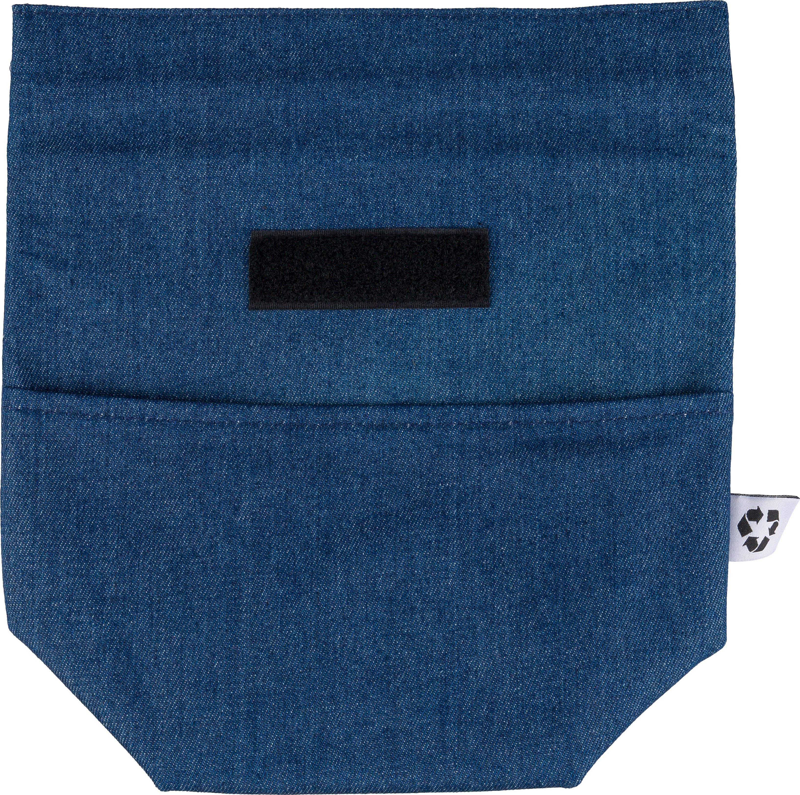 Kühltasche Mira – Denim – Rollverschluss – 8 l, blau