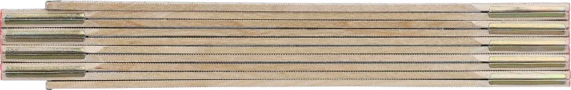 Folding ruler Ezio – Birchwood – 2 m, brown