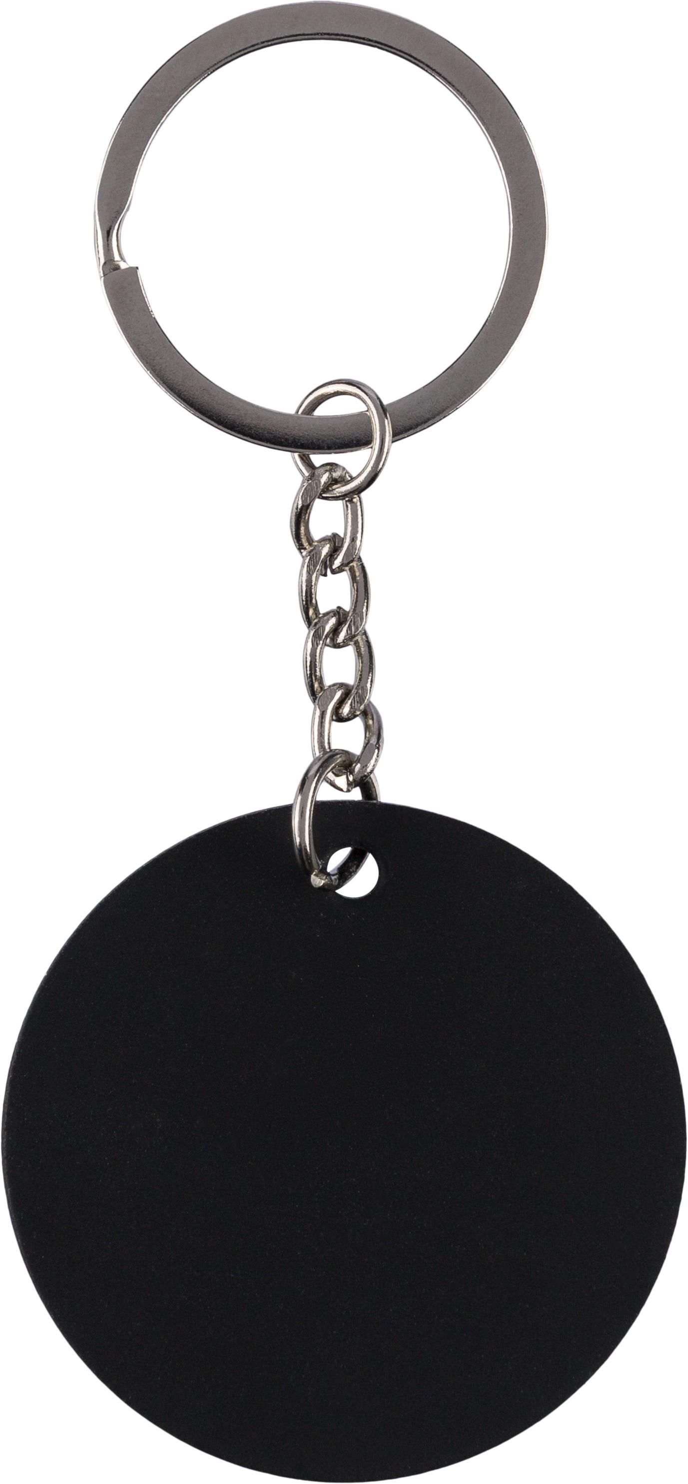 Key chain Risa – Round, black